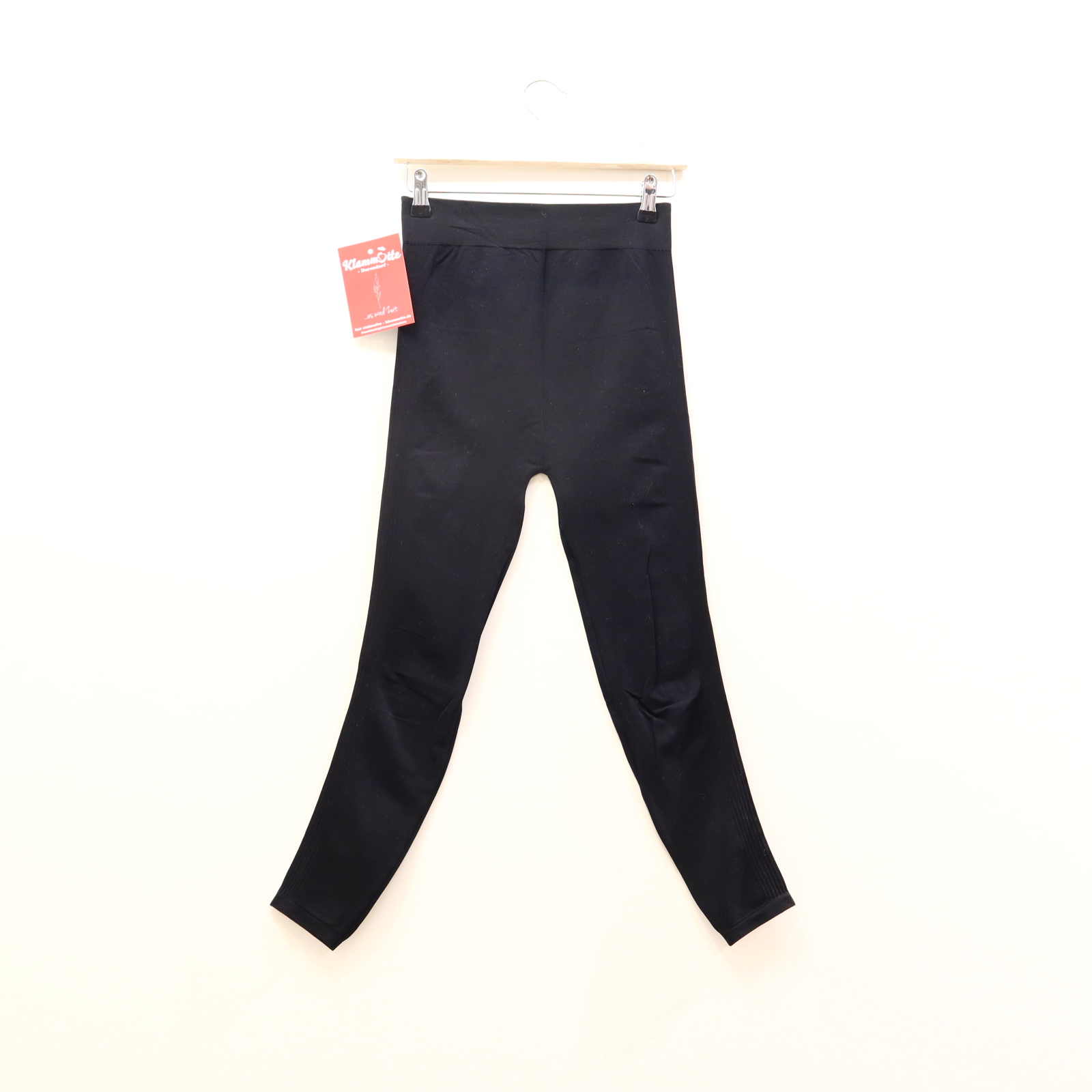 Hose H&M XS/34 Legging schwarz Elastan/Polyamid