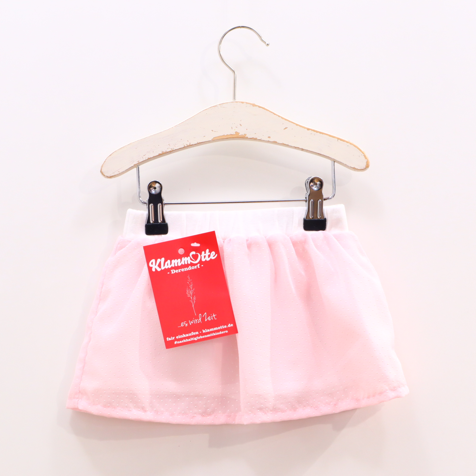 Kleider & Röcke Steiff 68 rosa/weiß Rock Jersey