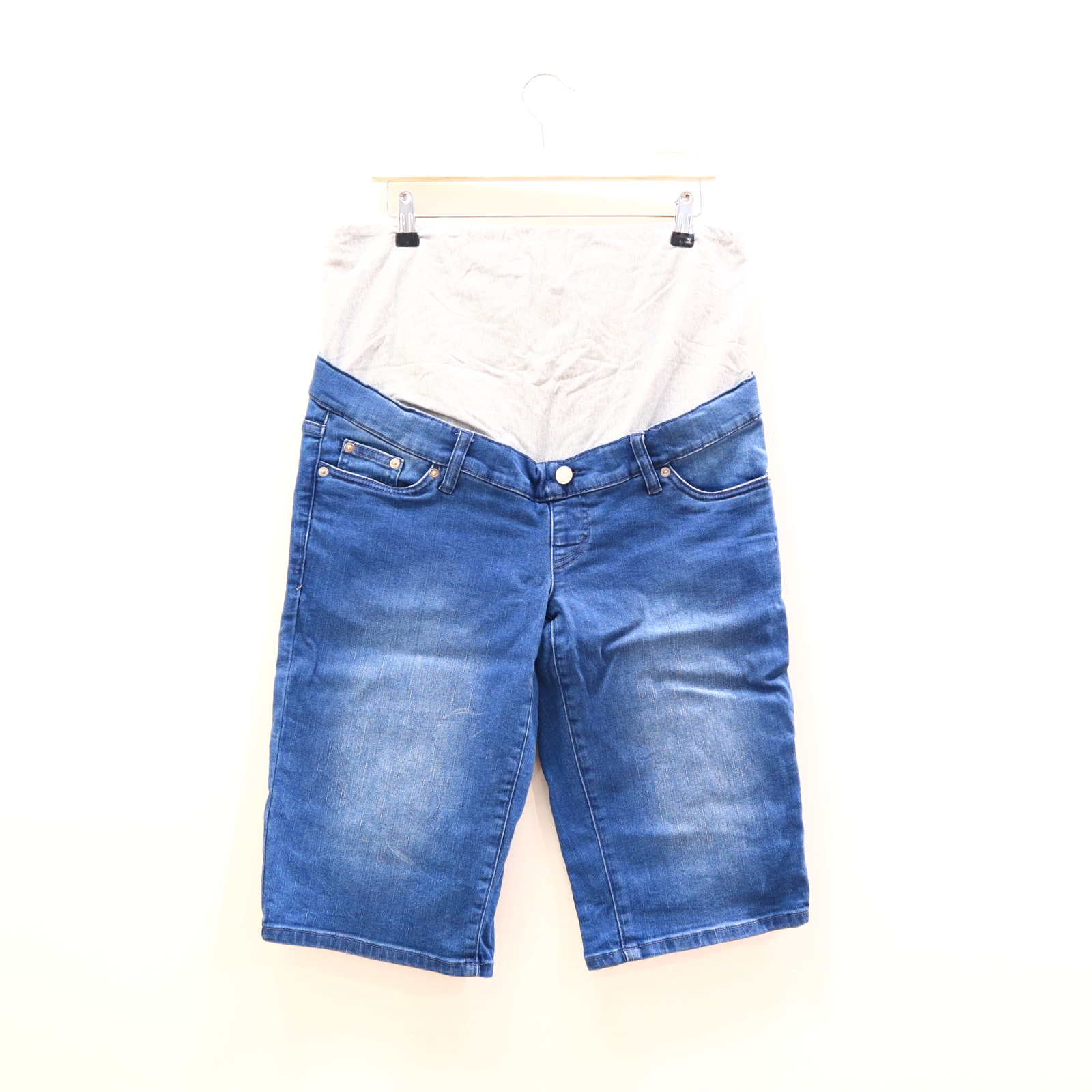 Hose bpc 40 Jeans/Short blau denim High rib/verstellbar