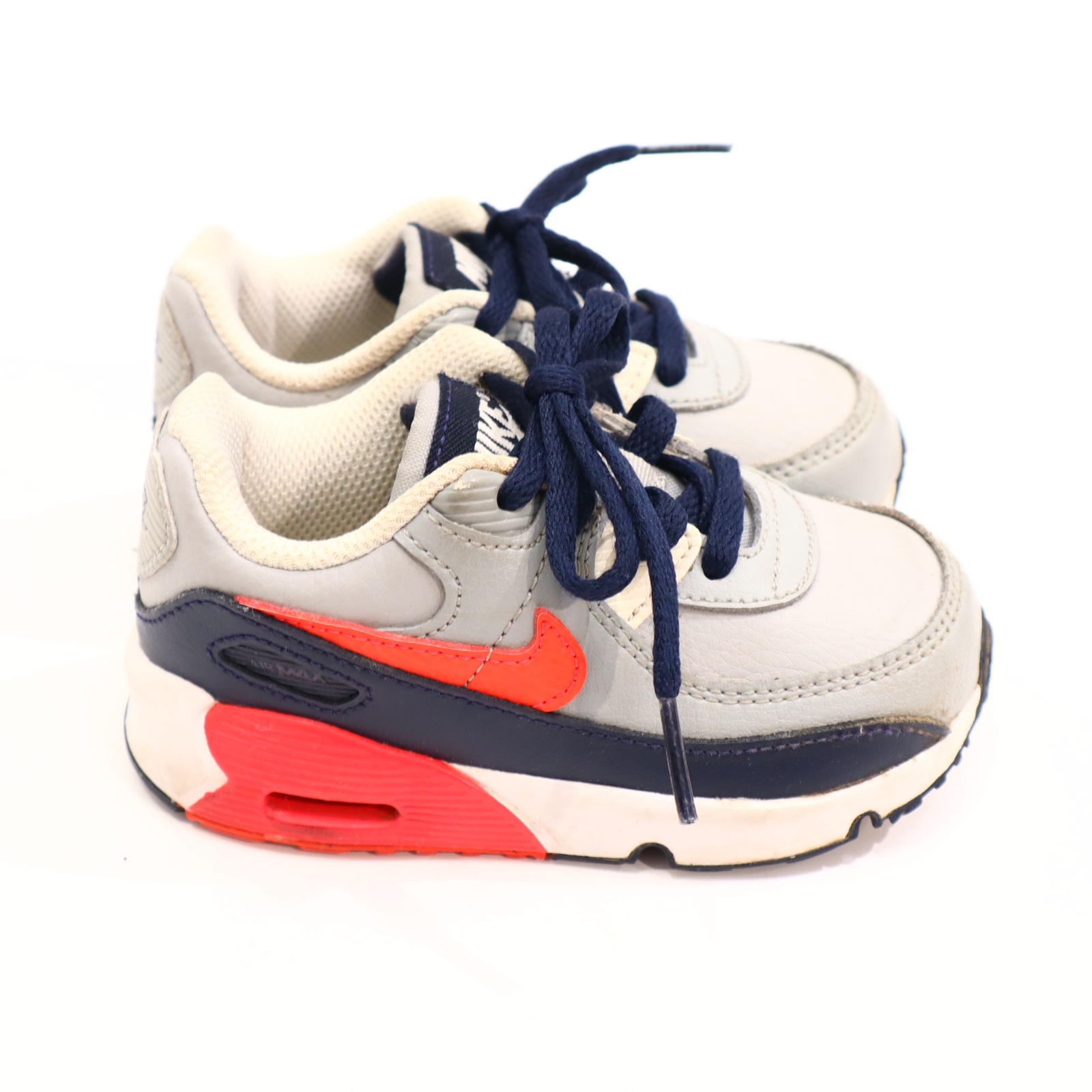 Halbschuhe NIKE Schnürschuh/Sneaker 23.5 blau/grau/rot/weiß ganz leichte Ablaufspuren Hallen tauglich!