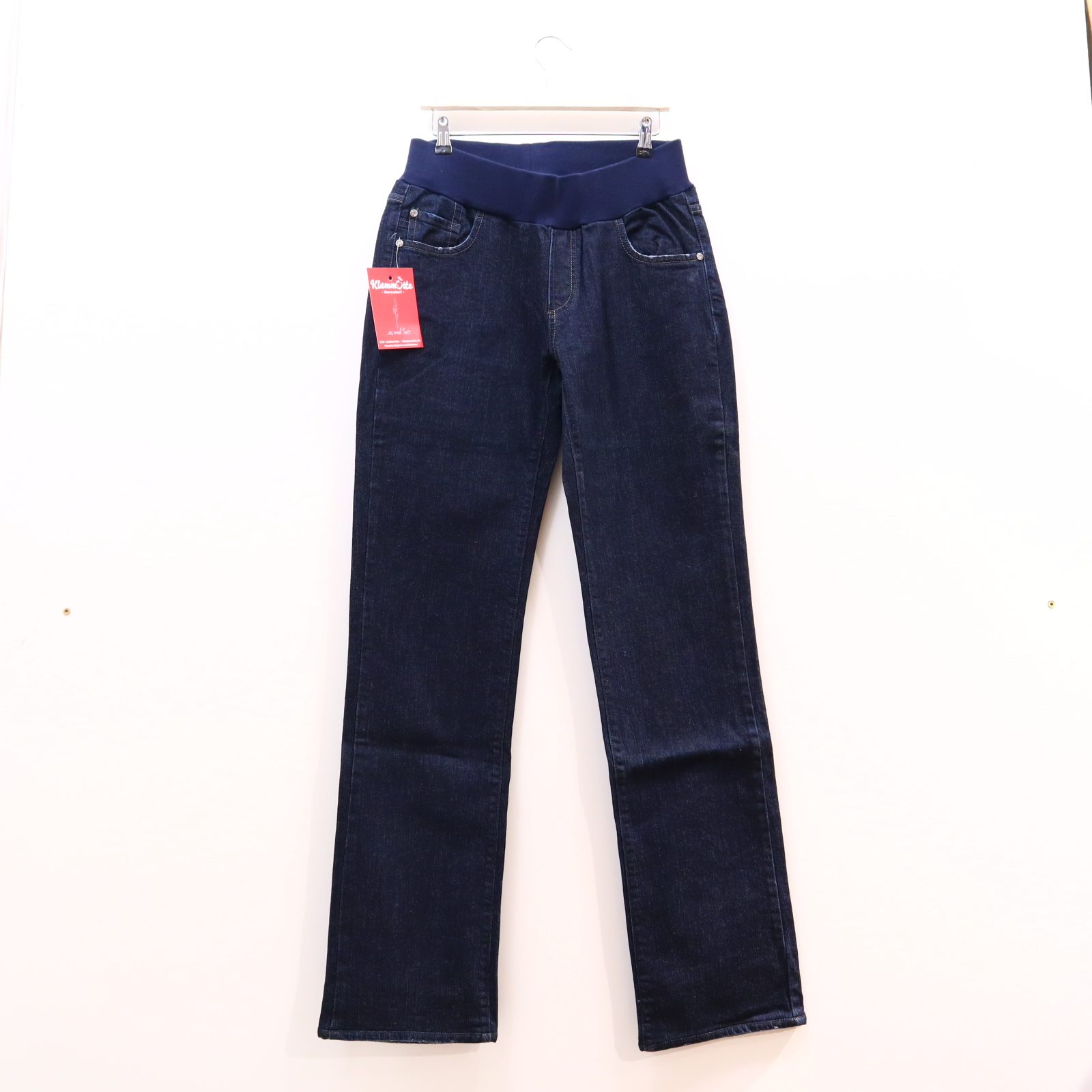 Hose Pietro Brunelli 42/44 Jeans blau denim Low rib