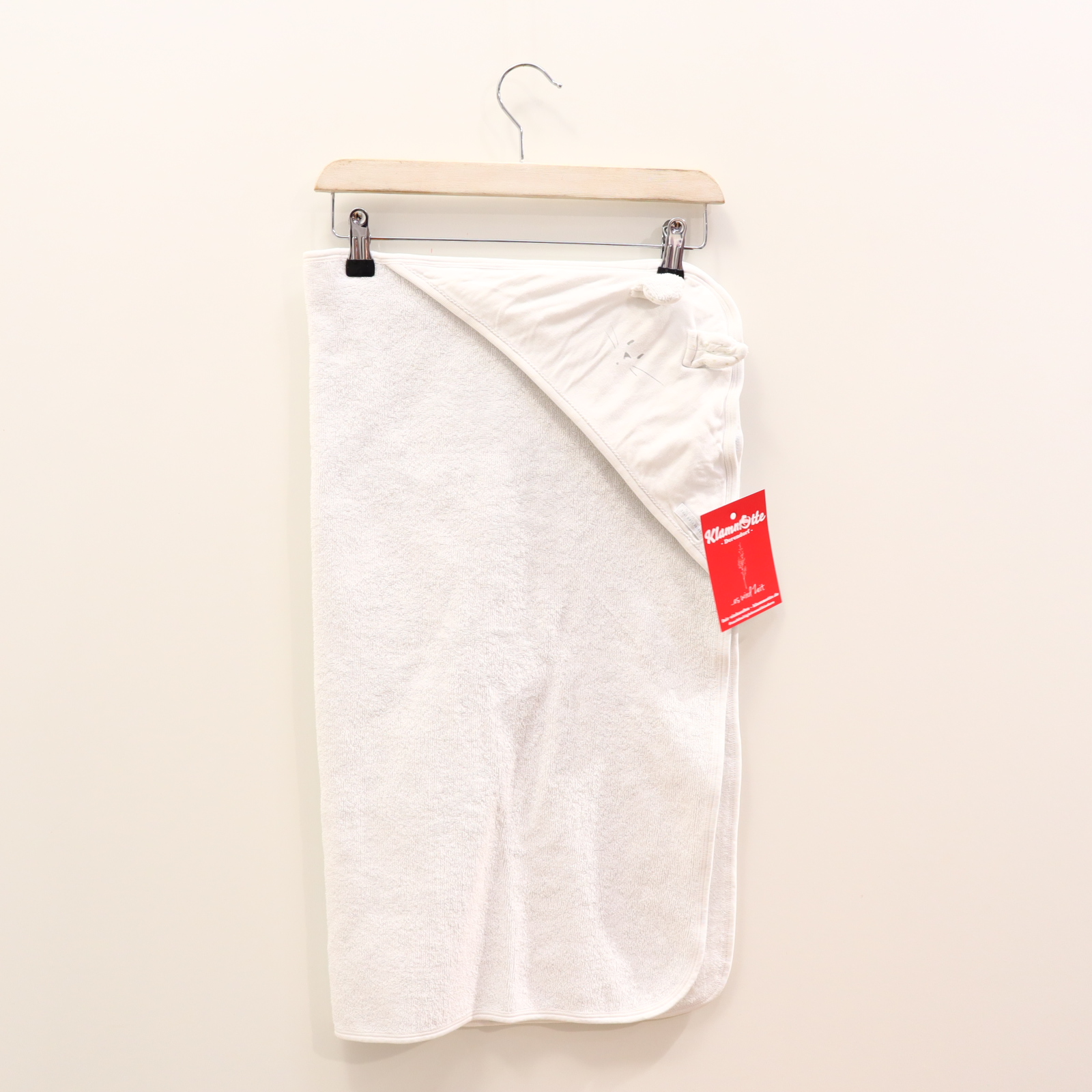 Bademode PETIT BATEAU Frottee weiß Applikation/Print Badecape