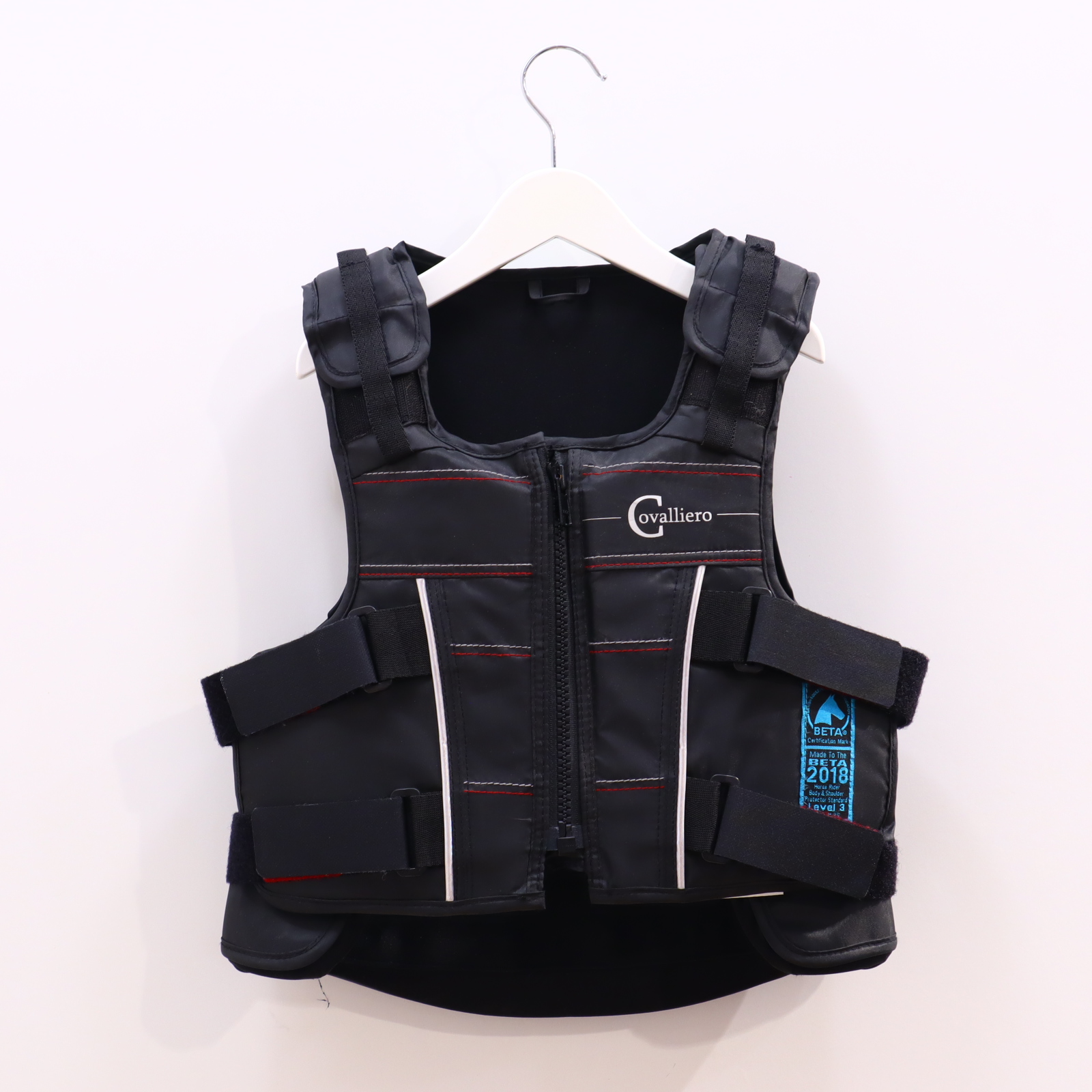 Sportart Covalliero S schwarz Schutzweste/Rückenprotector Reiten