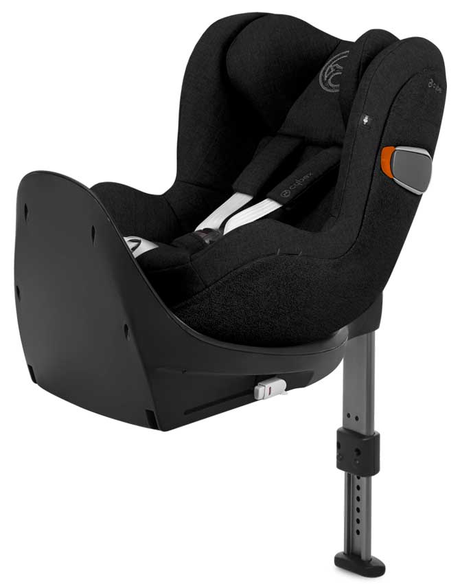 Kindersitze Kindersitz CYBEX Sirona Zi i-Size Plus 45-105cm/bis 18 kg inkl. Base schwarz gut/KEIN VERSAND!
