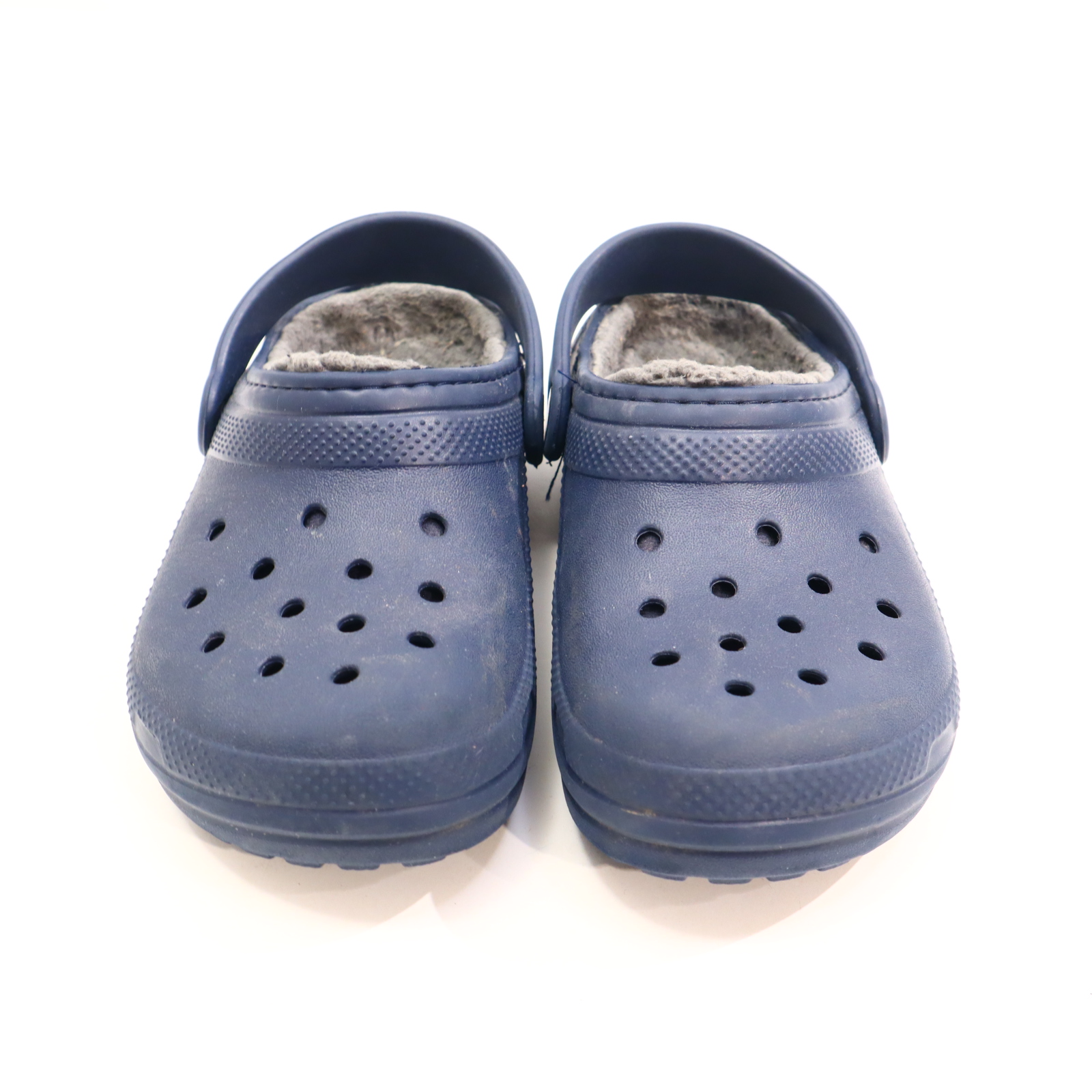 Hausschuhe/Wasserschuhe crocs 32/33 blau Cloks gefüttert