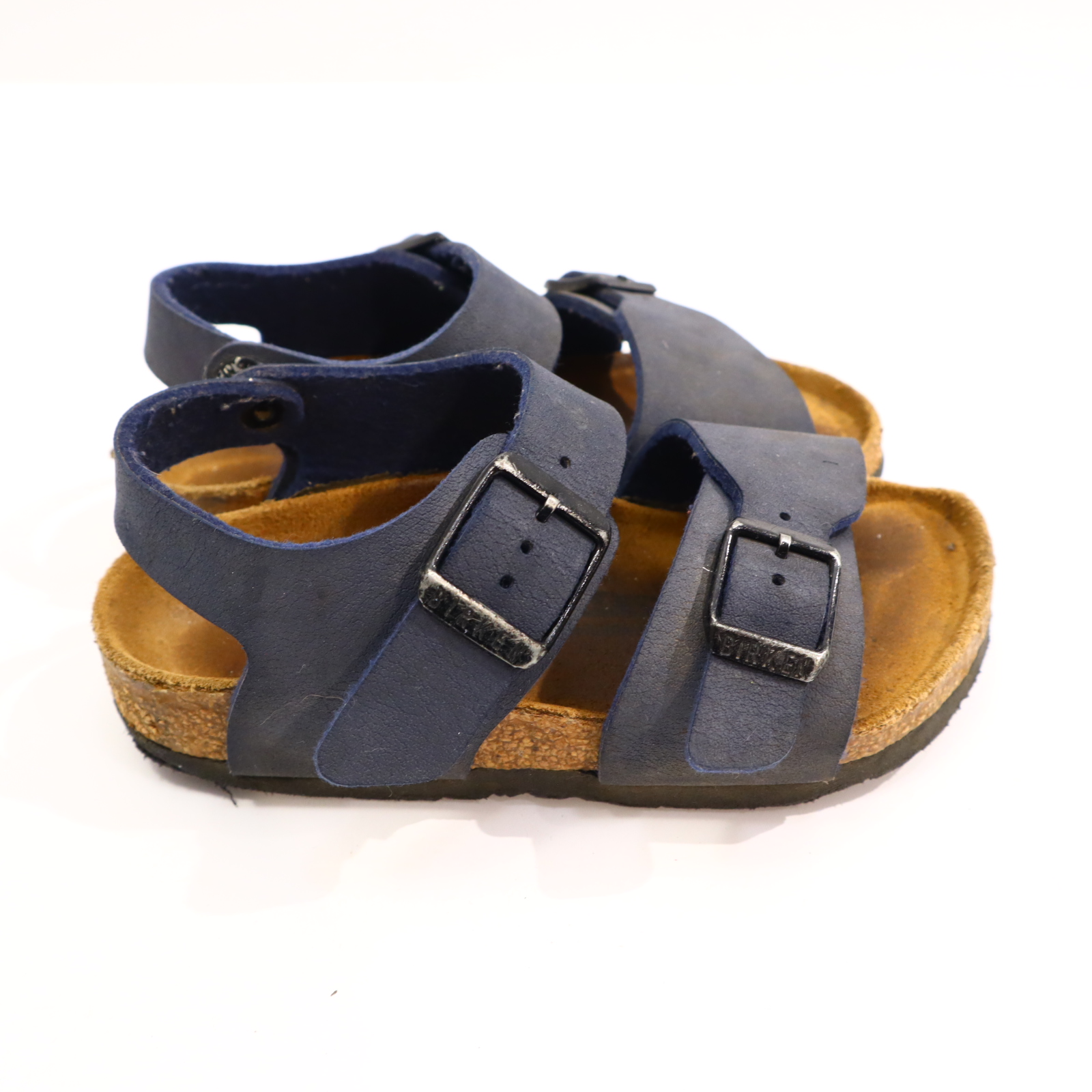 Sandalen Birkenstock 26 blau schmal leichte gleichmäßige Ablaufspuren