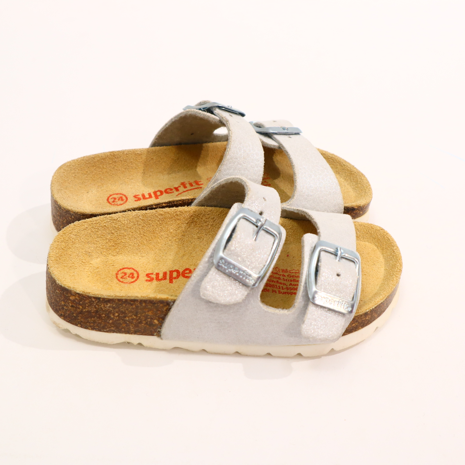 Hausschuhe/Wasserschuhe SuperFit 24 grau Pantoletten neuwertig!