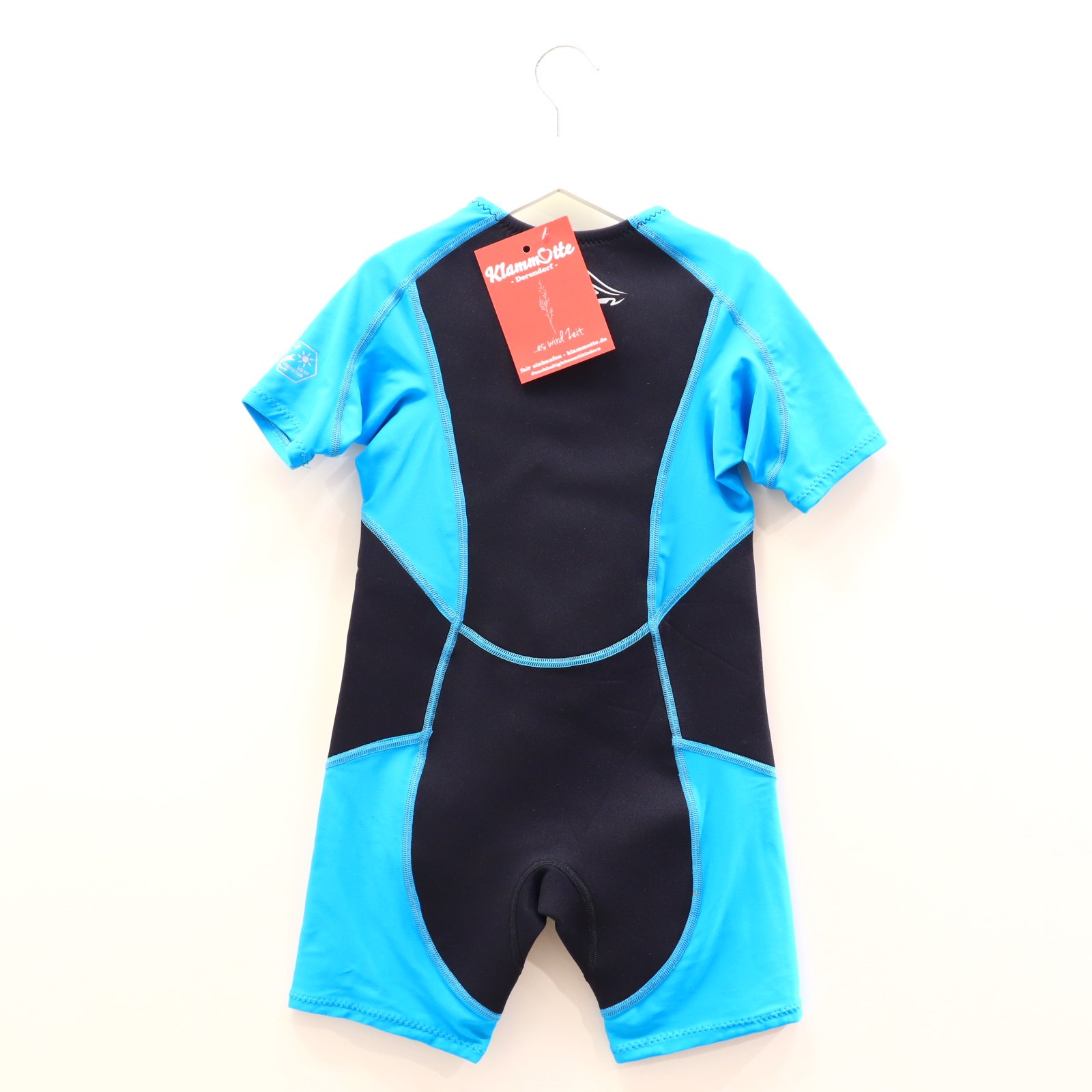 Bademode Aqua Sphere 128 türkis/schwarz Print/Logo Neoprenanzug