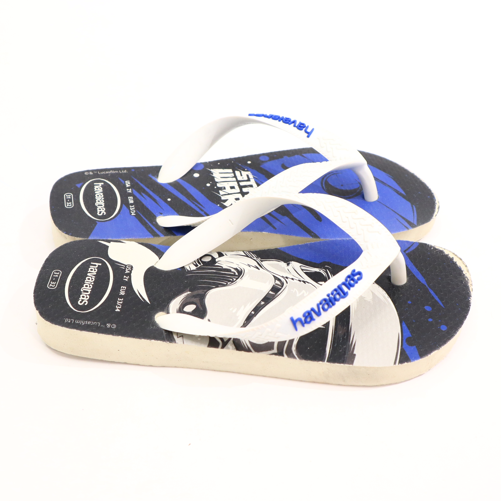 Hausschuhe/Wasserschuhe havaianas 31/32 blau/grau/schwarz/weiß Flip Flop STAR WARS
