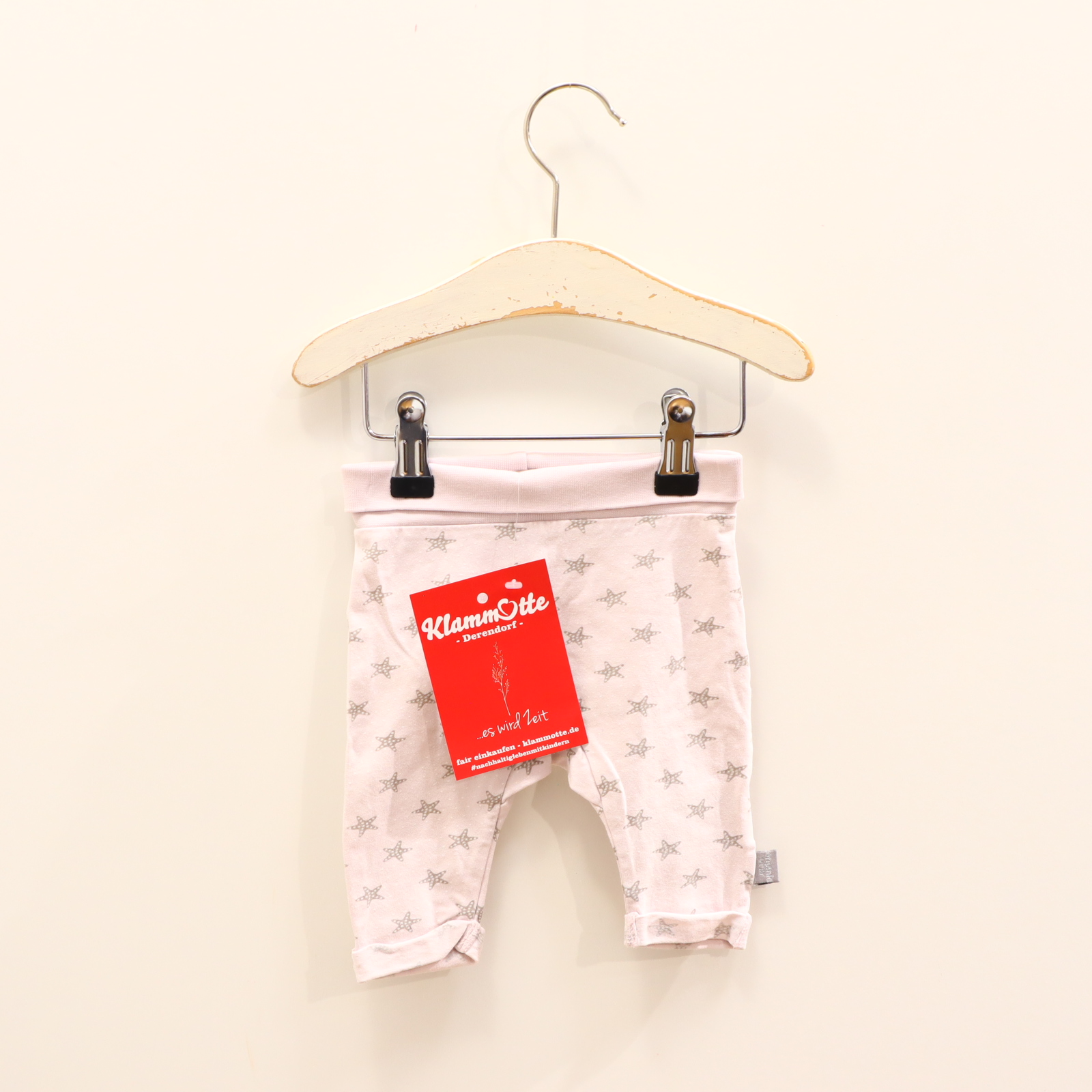 Hosen & Strampler HUST AND CLAIRE 50 rosa Alloverprint/Sterne Jerseyhose Komfortbund Jerseyfutter
