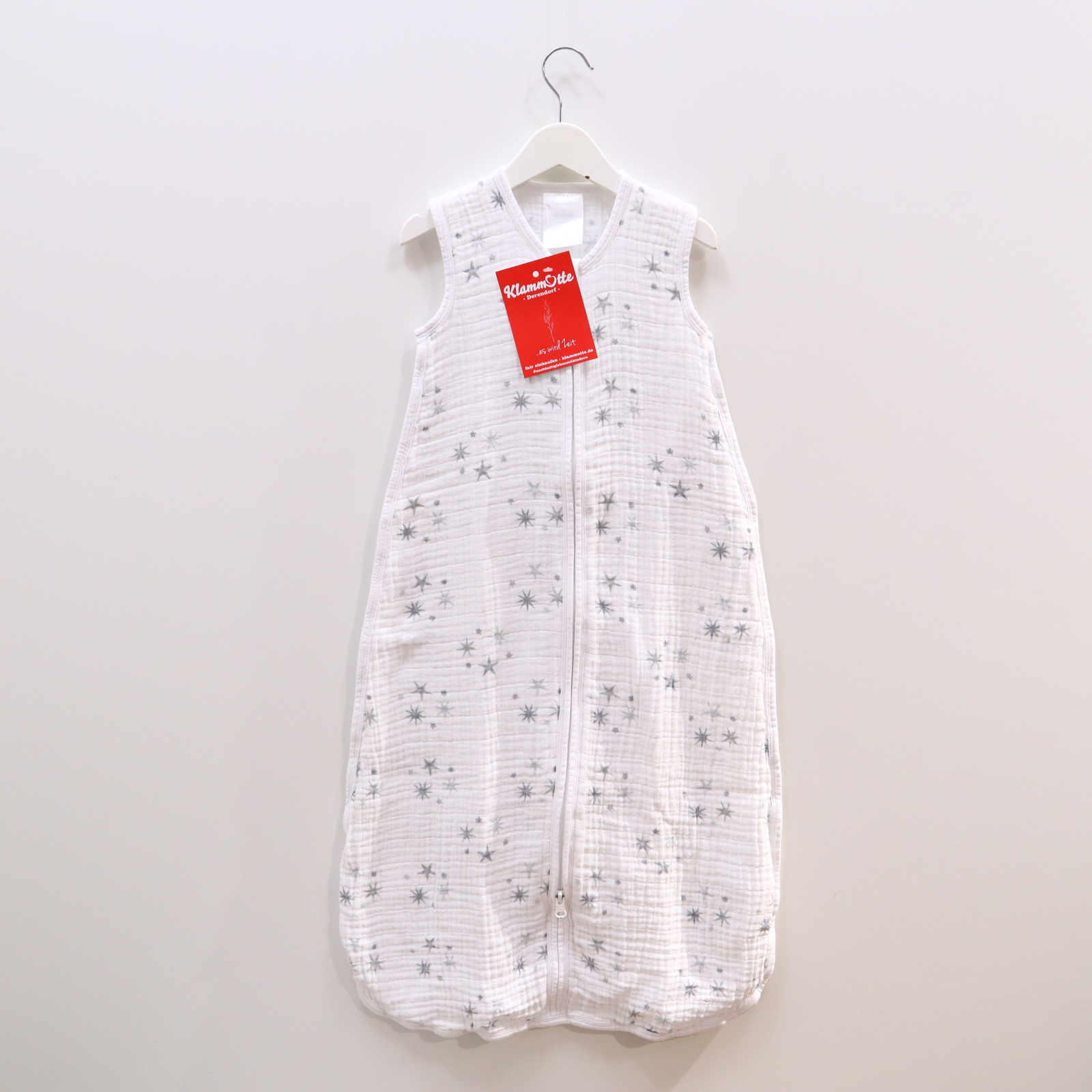 Schlafsack Alvi 86cm Innensack grau Alloverprint