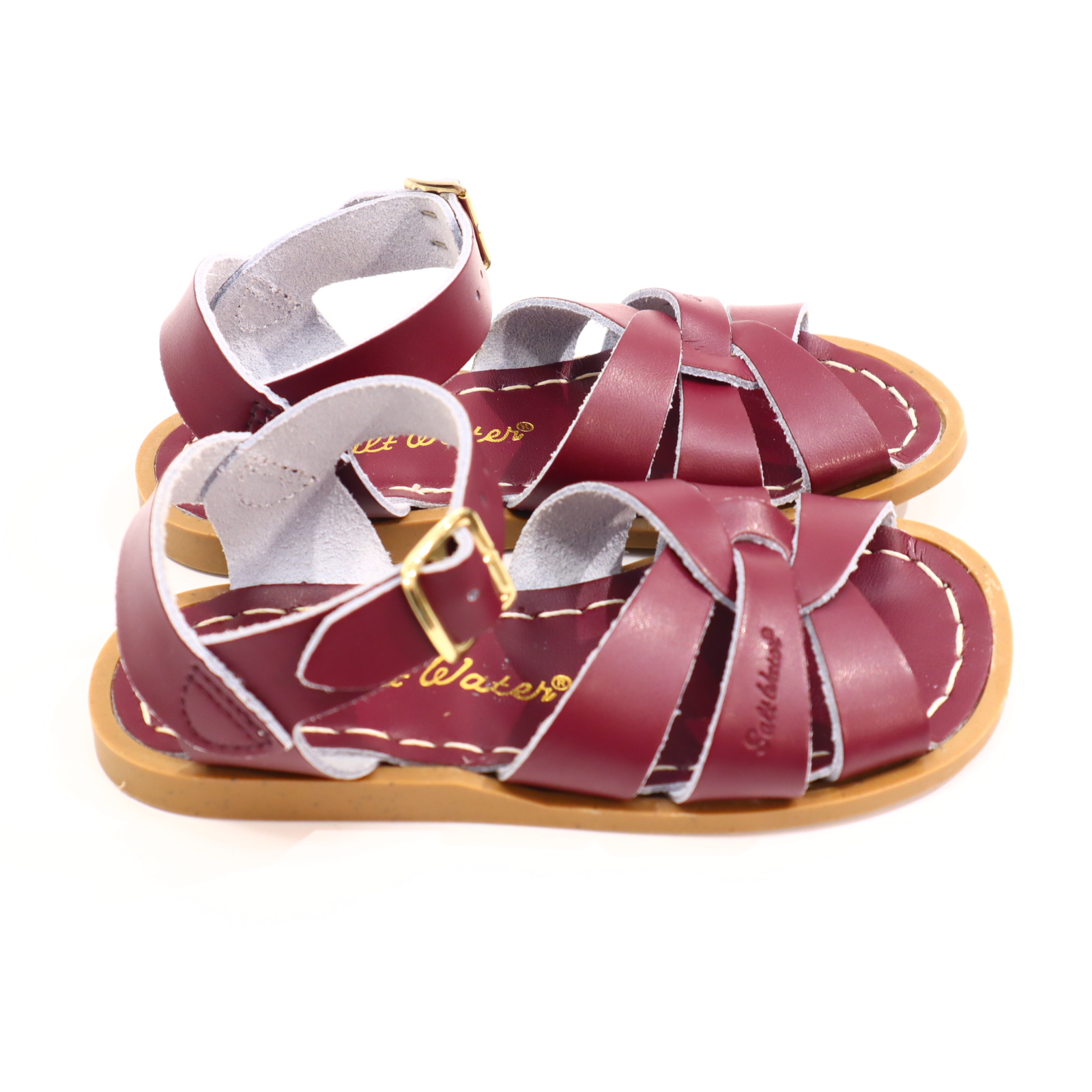 Sandalen Salt Water/Sun-San 25 bordeaux Leder neuwertig