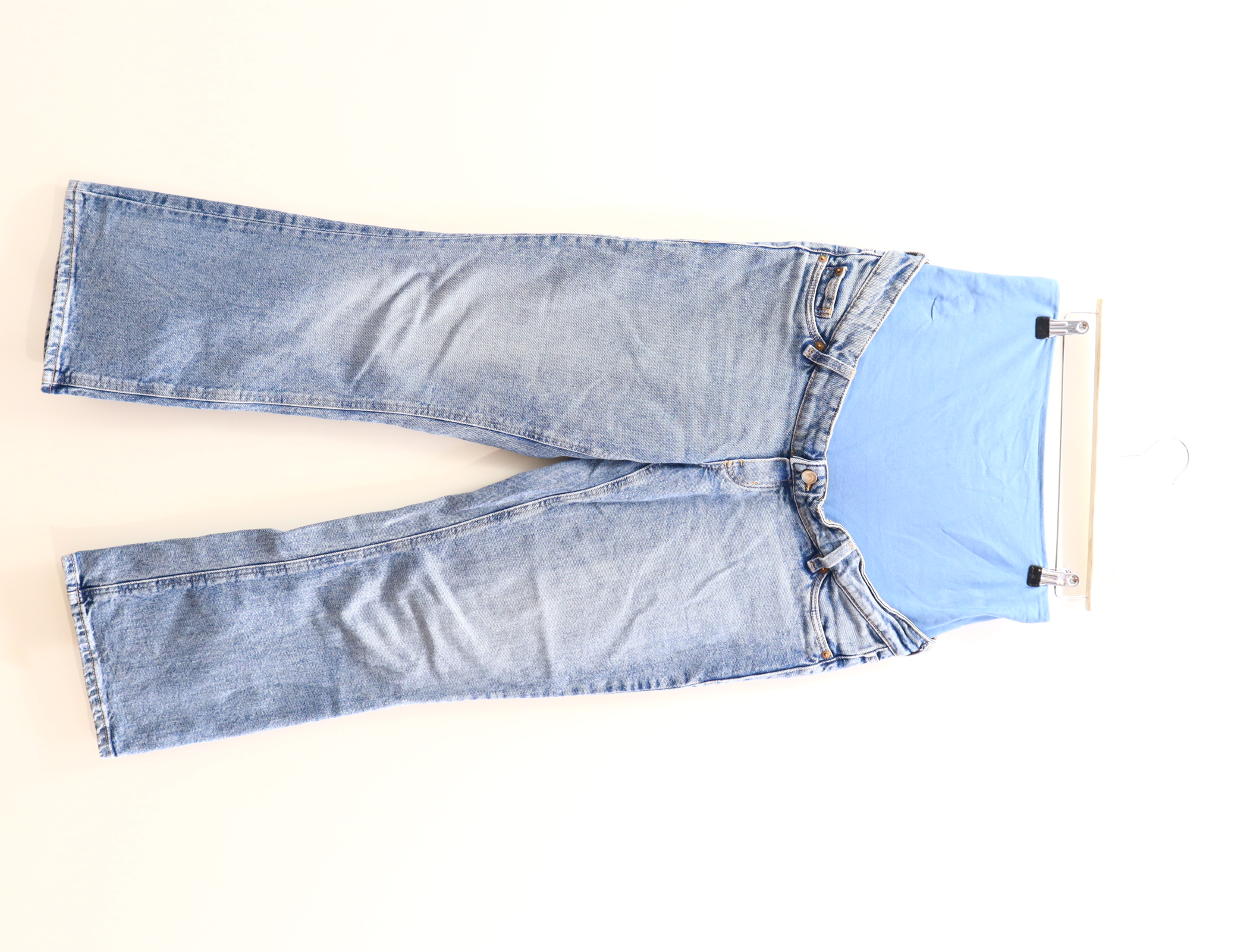 Hose H&M M/38/40 Jeans Culotte/Wide Leg denim High rib
