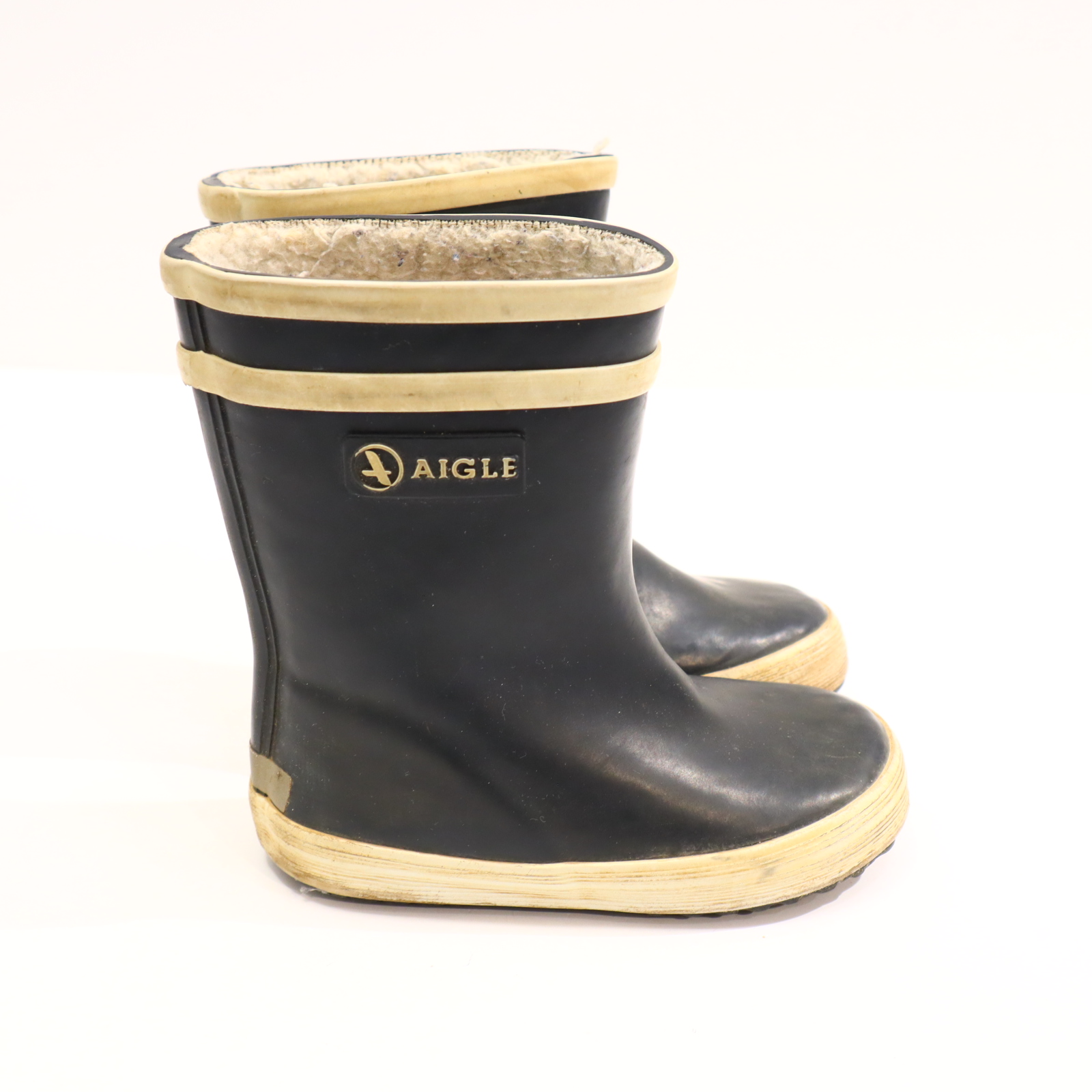 Gummistiefel AIGLE 23 blau Naturkautschuk gefüttert