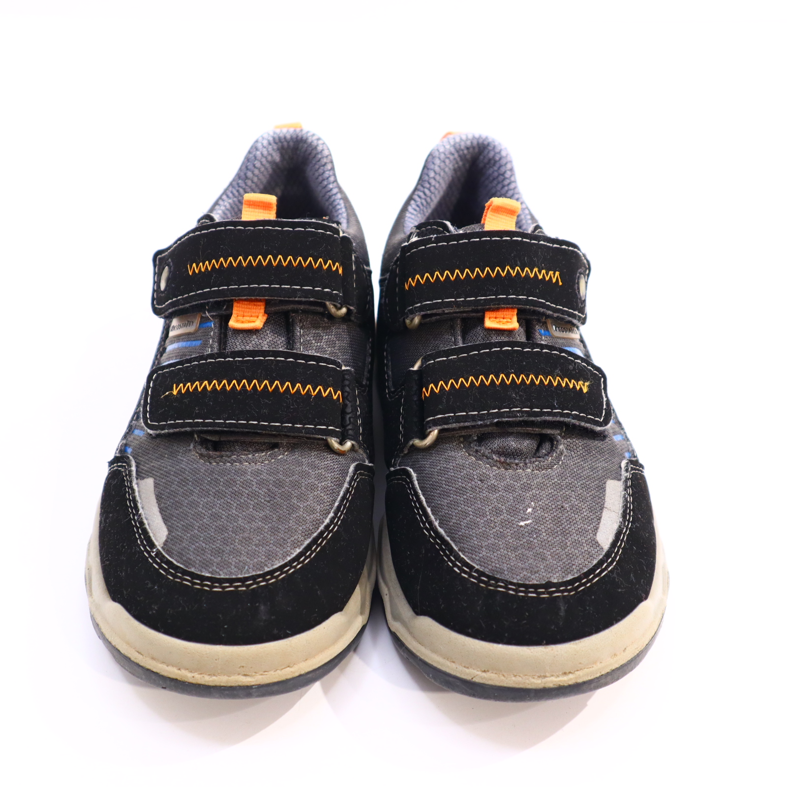 Halbschuhe RICOSTA Klett 32 M grau/schwarz TEX Herbst leichte gleichmäßige Ablaufspuren
