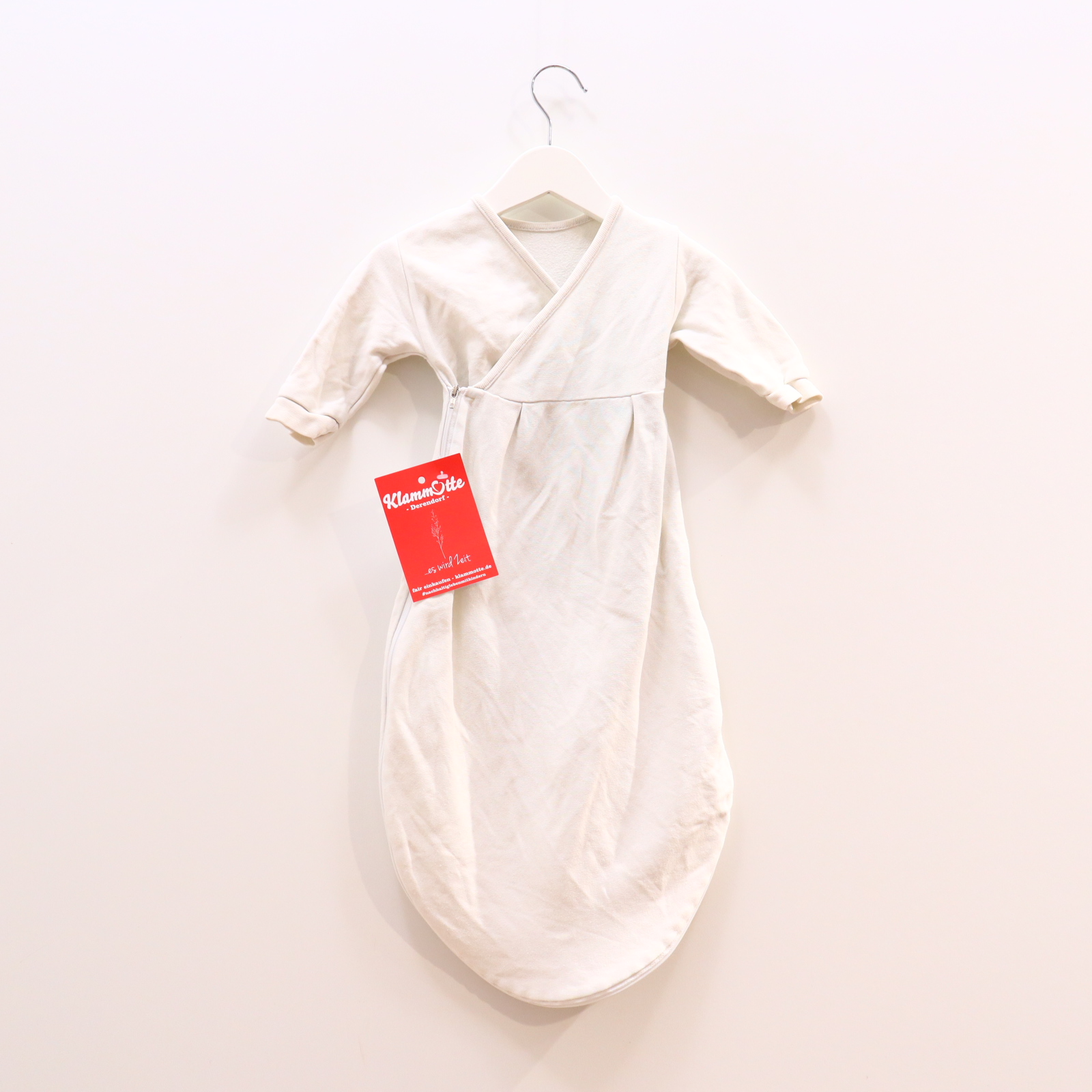 Schlafsack Alvi 62cm Innensack weiß Baumwolle