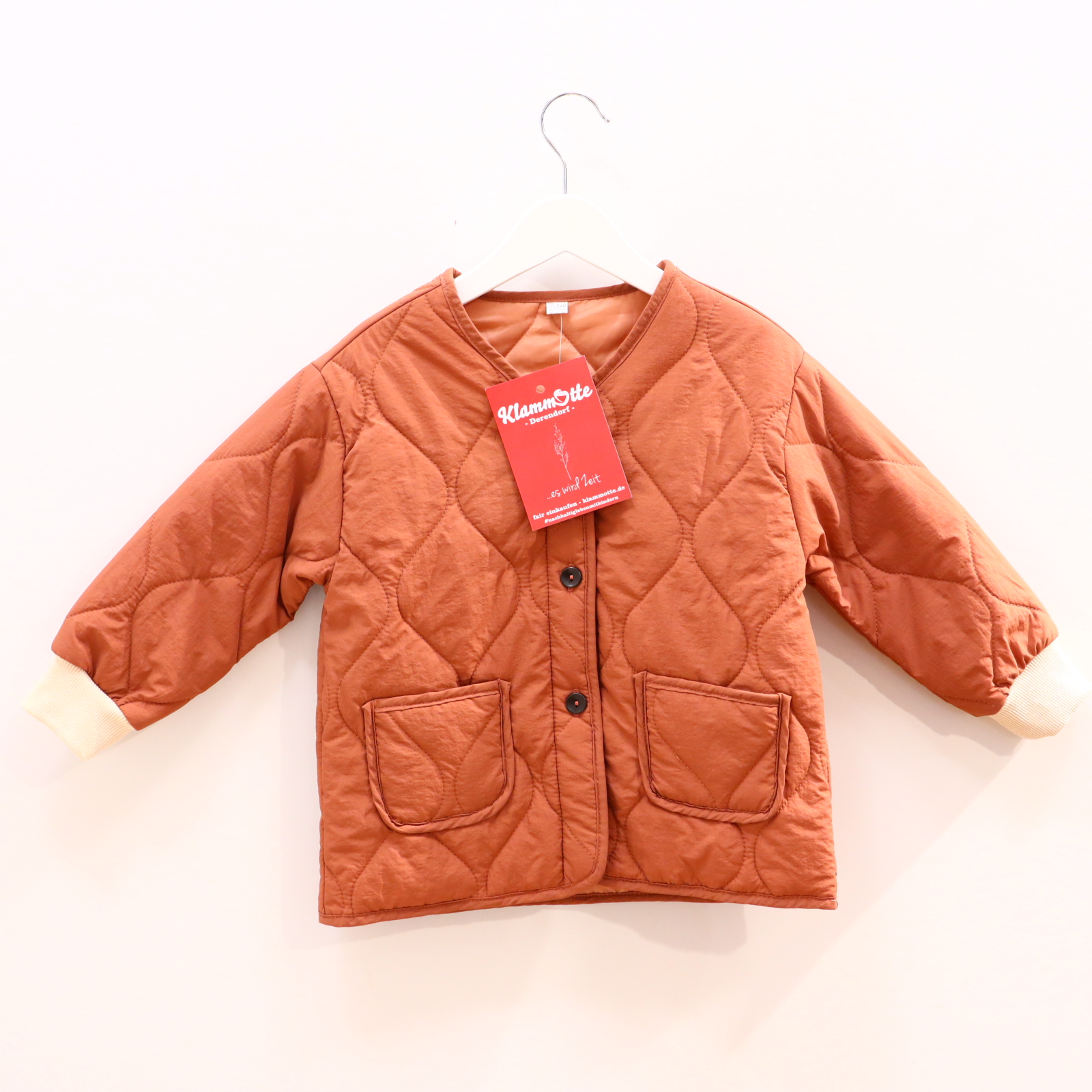 Jacke Thermojacke 116/122 altrosa gesteppt