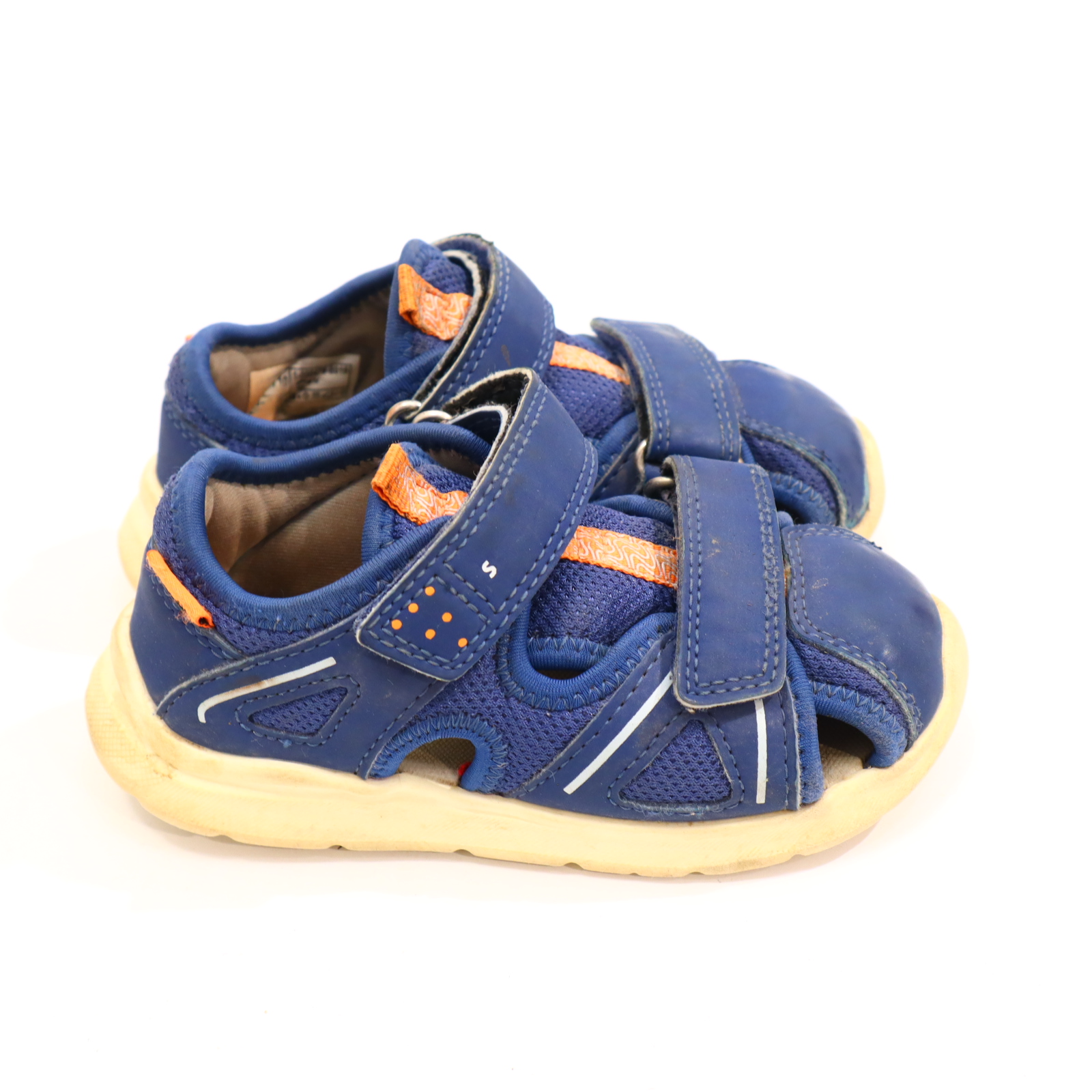 Sandalen SuperFit 24 blau leichte gleichmäßige Ablaufspuren