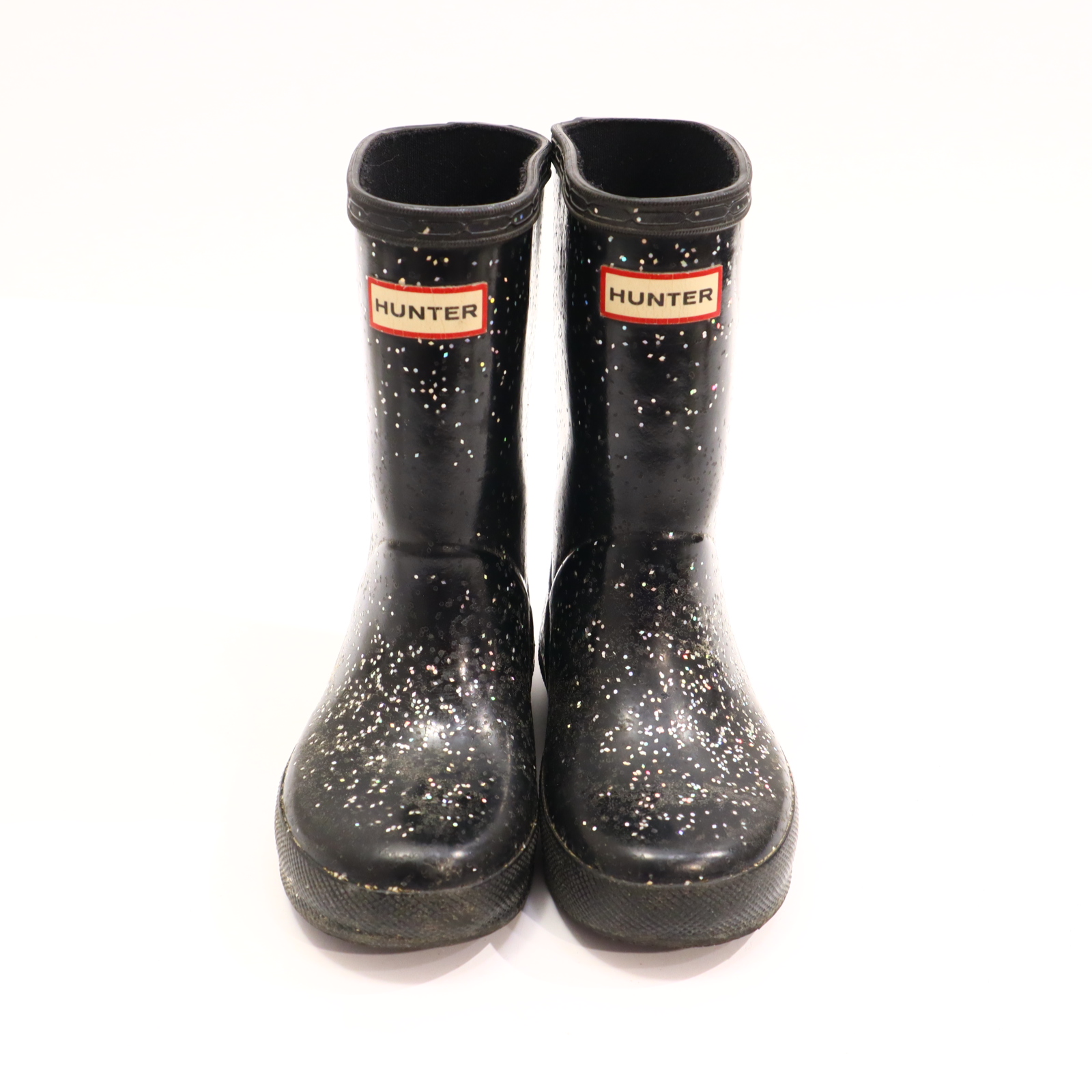 Gummistiefel HUNTER 25 schwarz Glitzer
