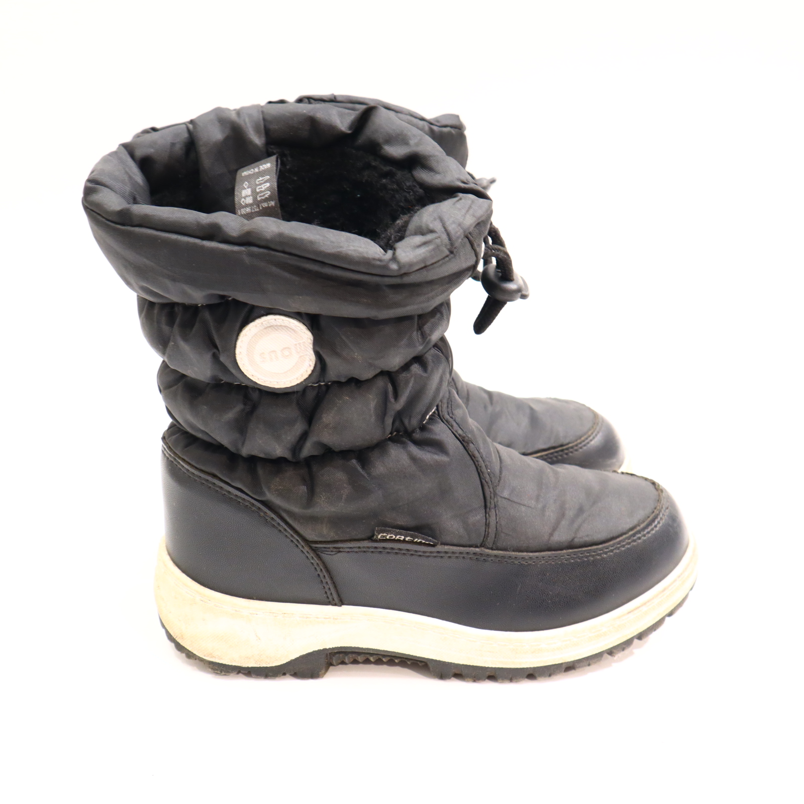 Stiefel CORTINA 34 schwarz Snowboot leichter gleichmäßiger Sohlenabrieb
