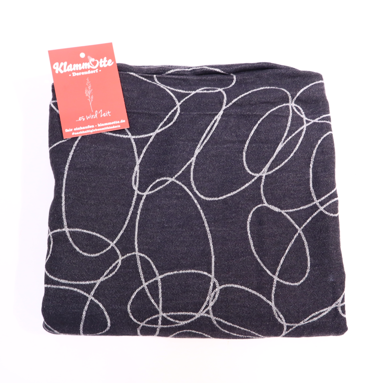 Tragehilfe DIDYMOS/Erika Hoffmann weiß/anthrazit Baumwolle/gewebt