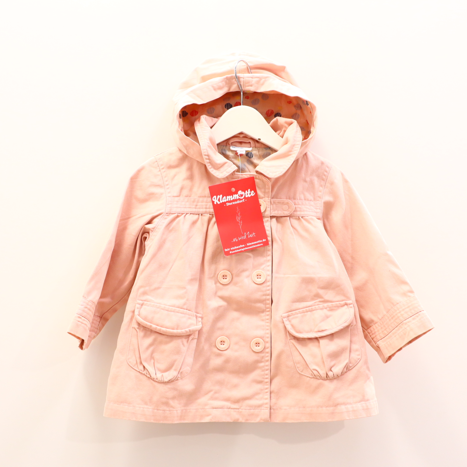 Jacke vertbaudet 92 rosa Frühjahr/Sommer Baumwolle Zip-in-fähig