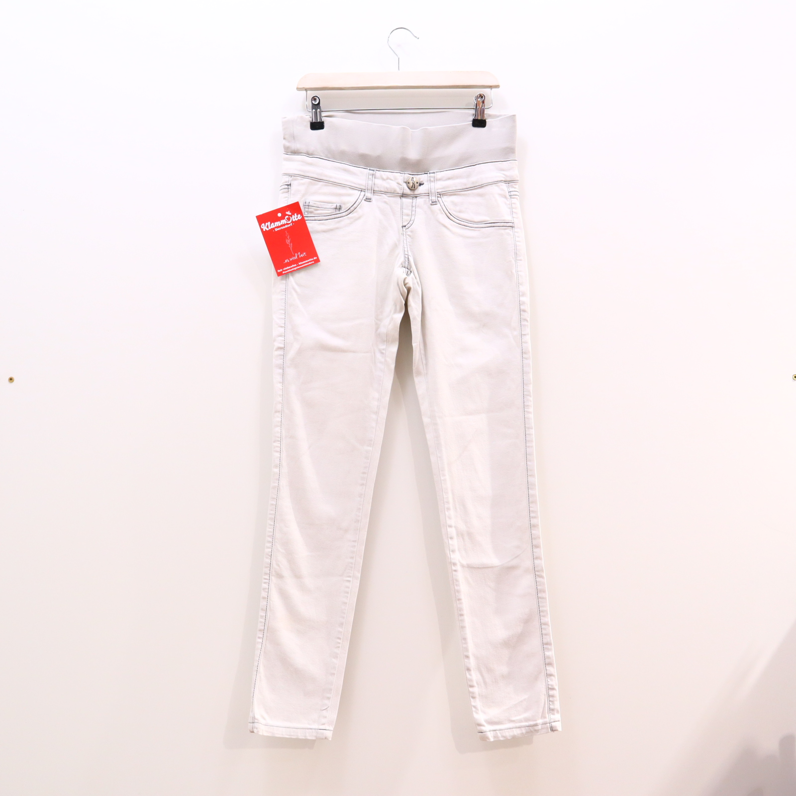 Hose Paulina S/36 Jeans grau denim Low rib