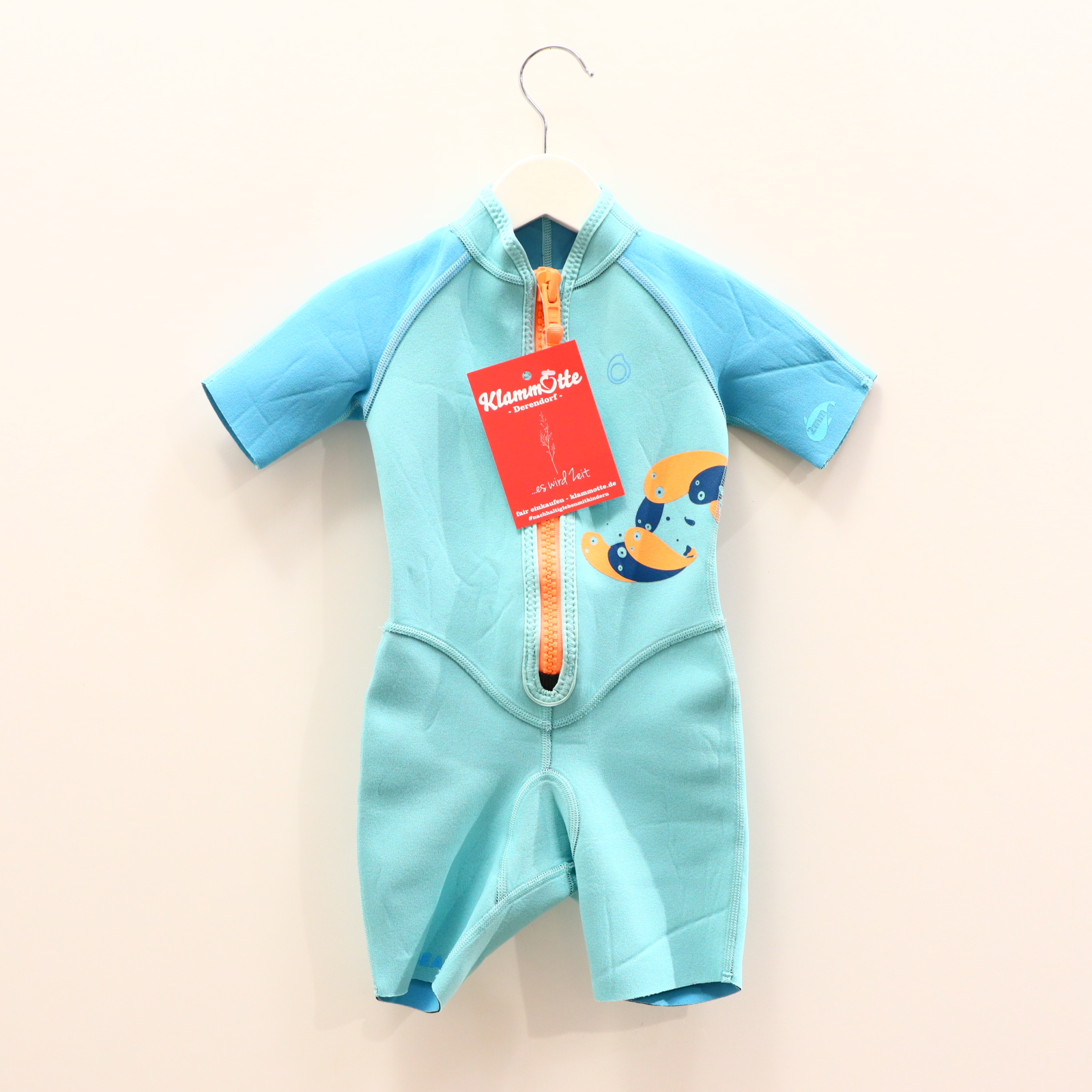 Bademode decathlon Neoprenanzug 98/104 mint/türkis Print 2mm