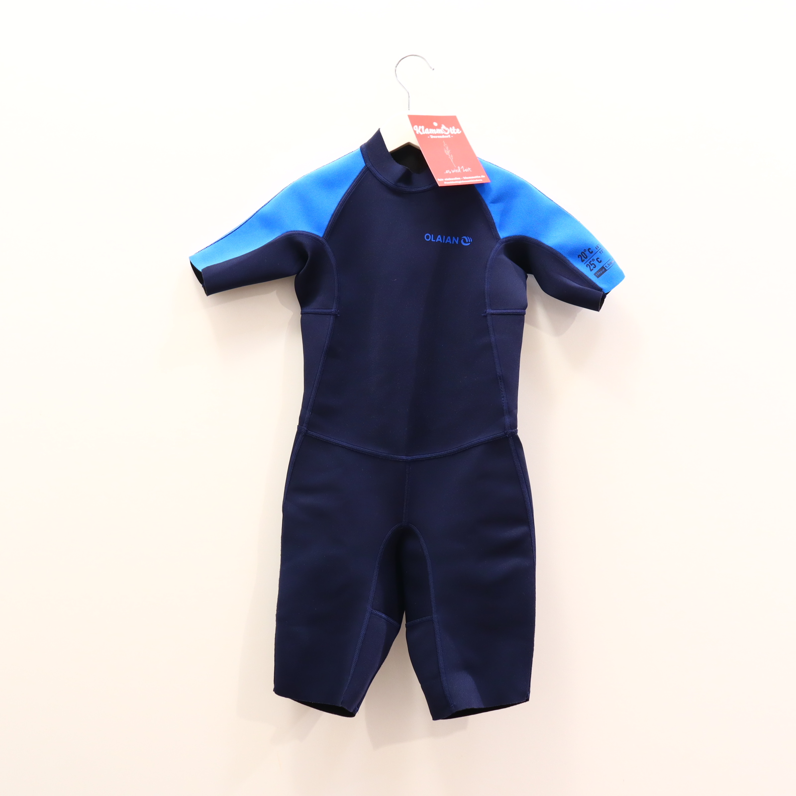 Bademode decathlon 122/128/134 blau Print/Logo Neoprenanzug