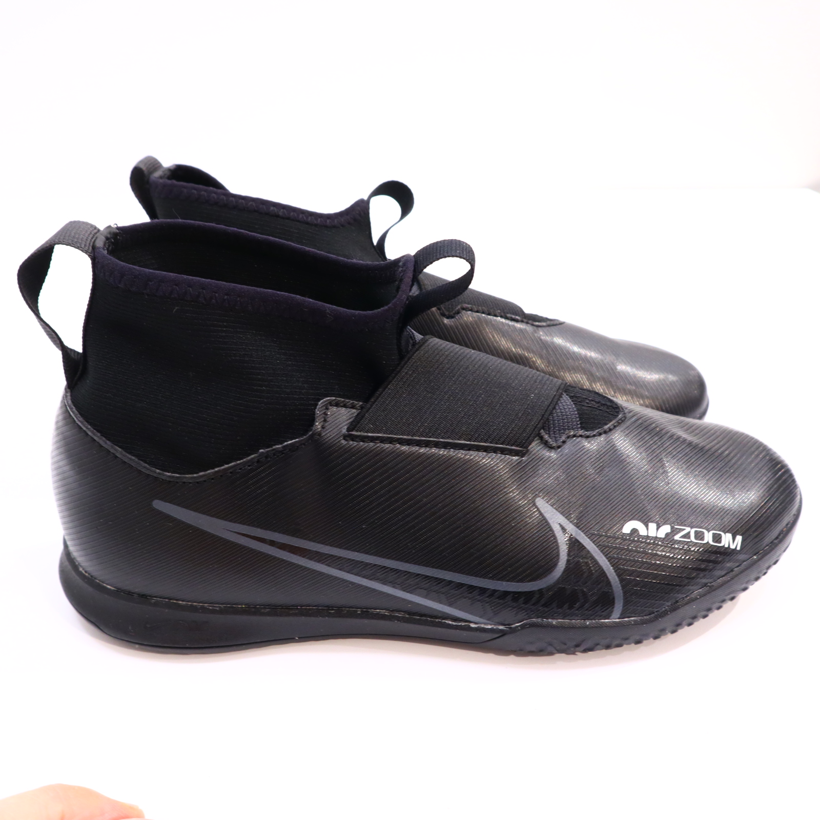 Sportschuh NIKE 37.5 Fußball/Hallenschuh/Hartplatz schwarz Slipper Zoom Superfly 9 Academy IC sehr gut