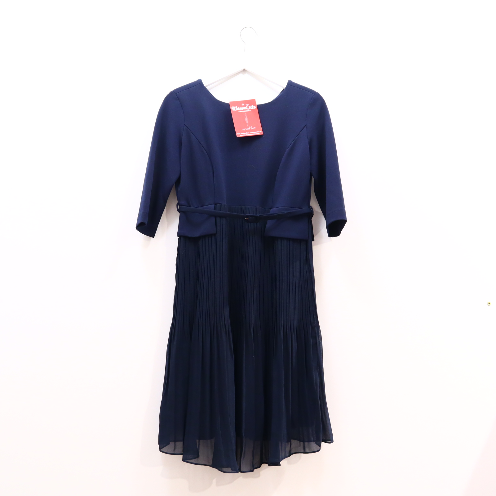 Kleider & Röcke Séraphine LUXE Chiffonkleid 38 blau Elasthan/Polyester