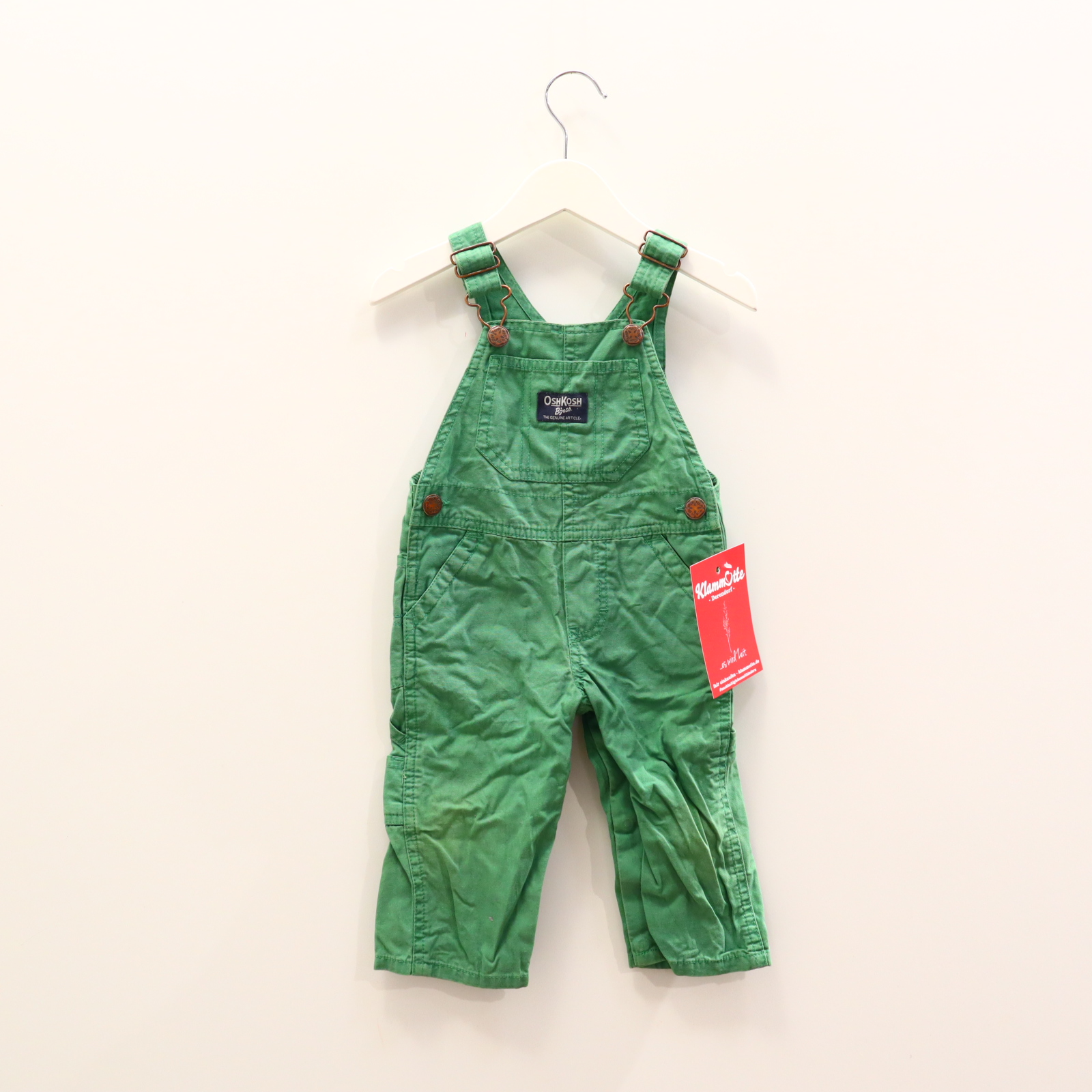 Hosen & Strampler OSHKOSH 74 grün Applikation/Logo Latz Baumwolle Frühjahr/Sommer