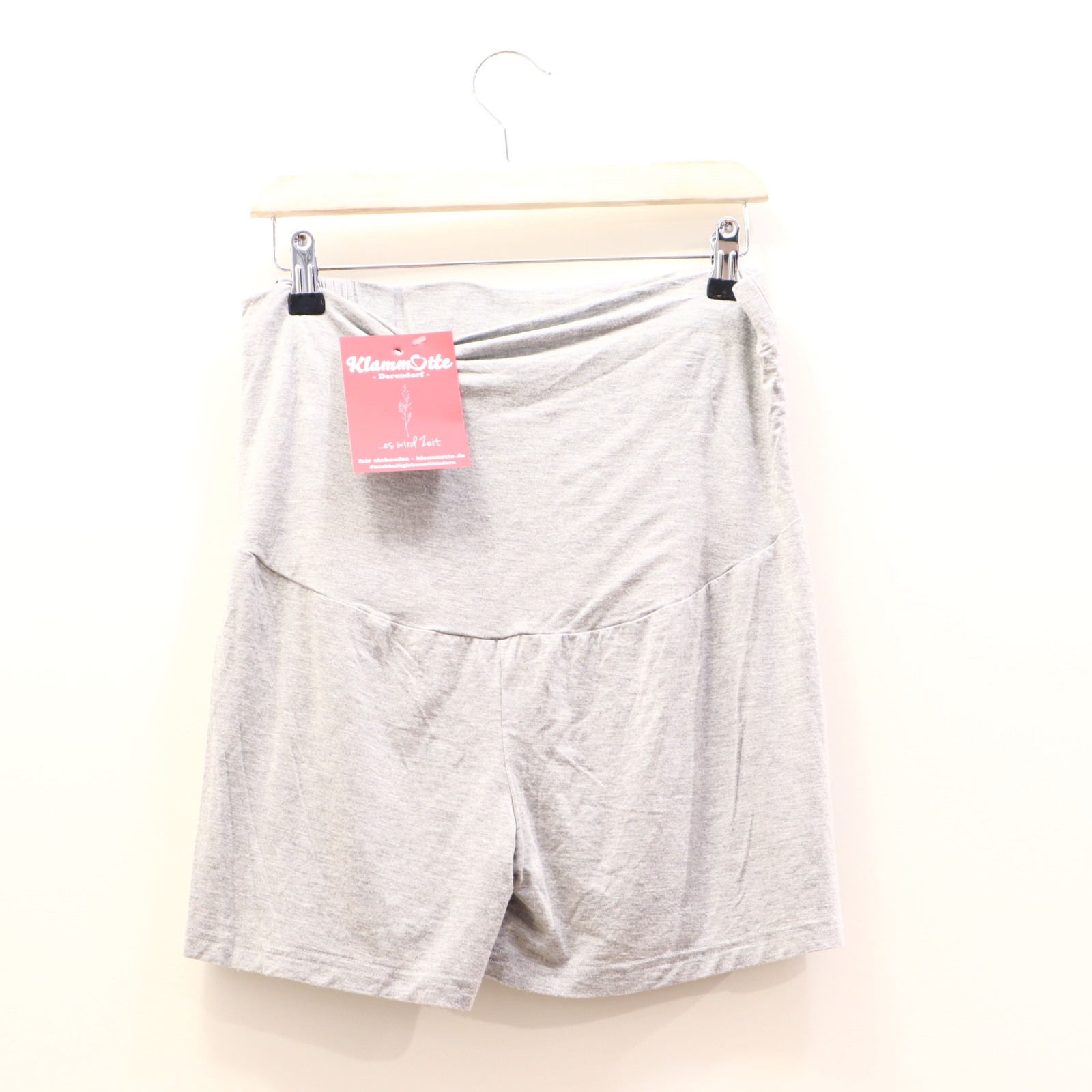 Hose Joyaria M/38/40 Jersey Pant/Short grau melange Spandex/Viskose High rib