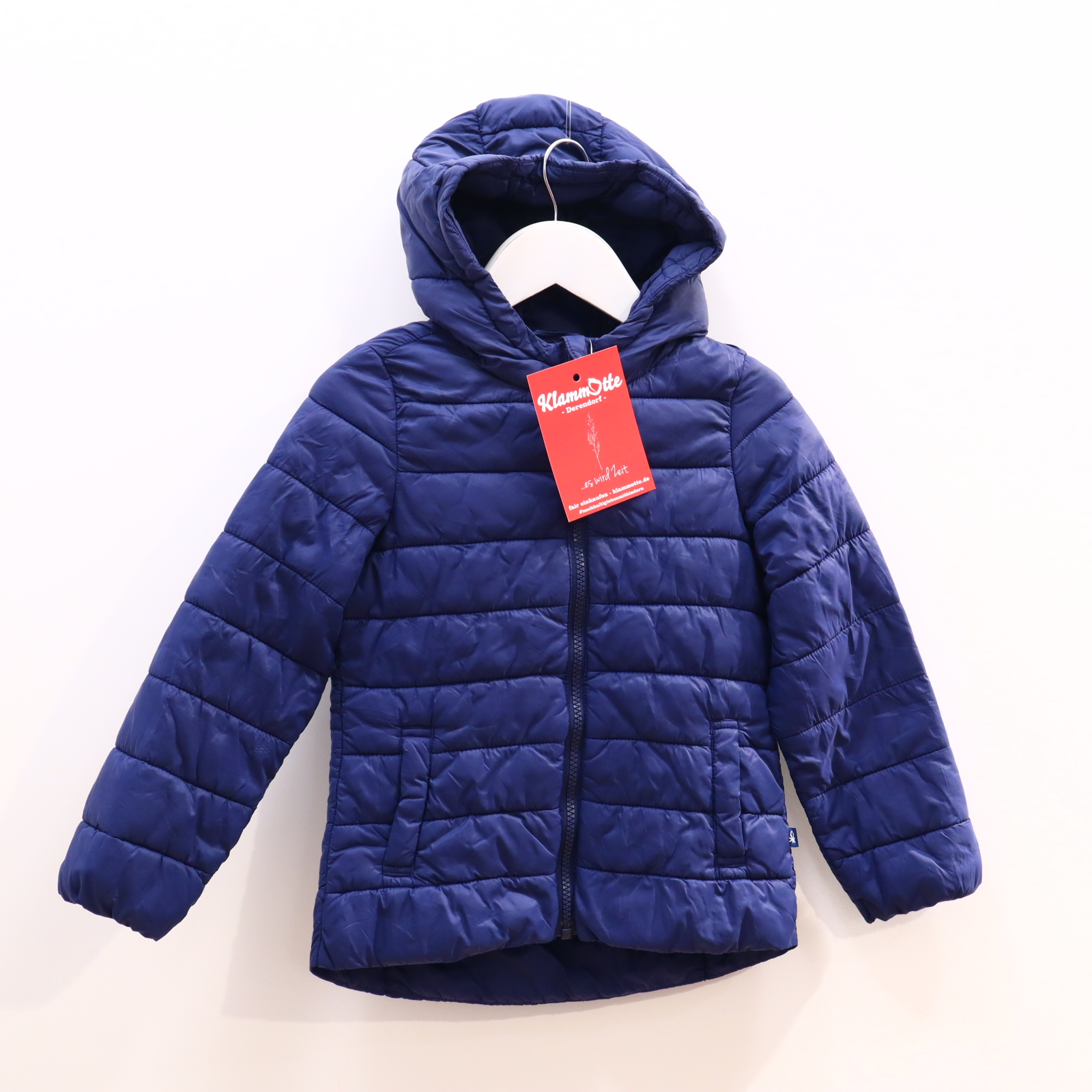Jacke BENETTON Steppjacke 110 blau Übergang/Herbst