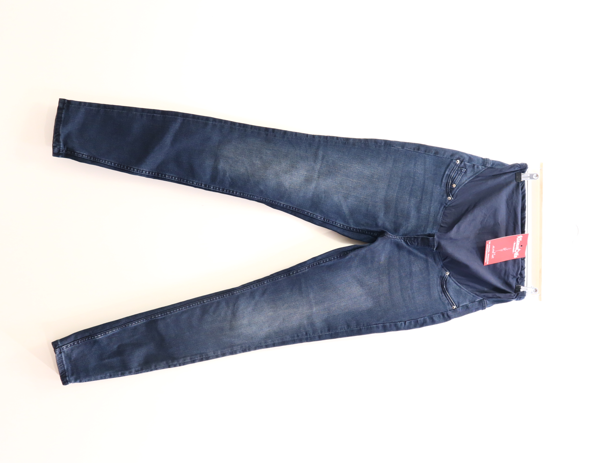 Hose H&M L/42/44 Jeans Super Skinny blau denim High rib