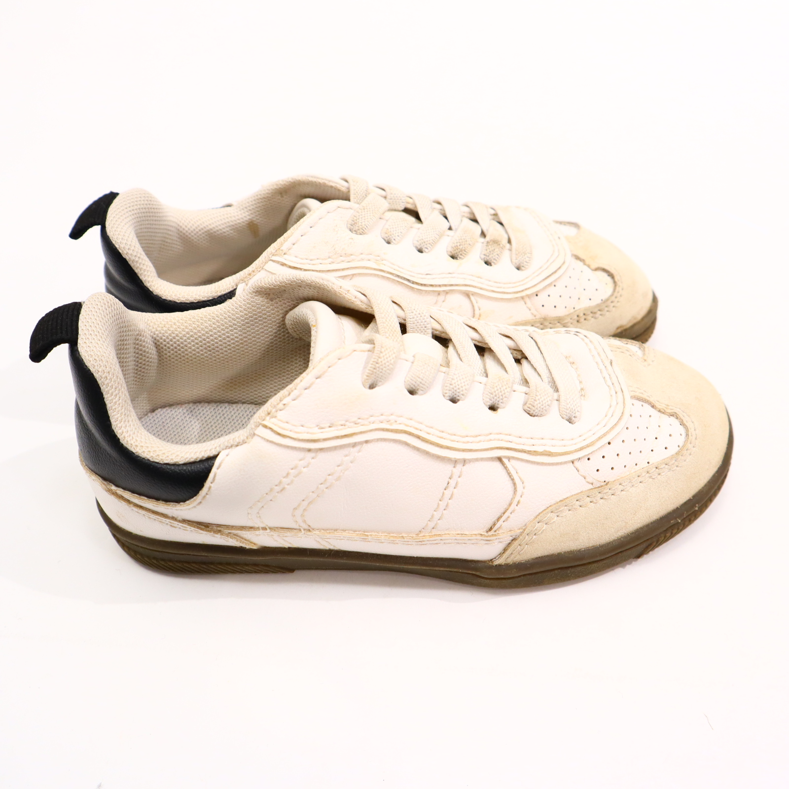 Halbschuhe ZARA Slipper/Sneaker 26 grau/weiß leichte gleichmäßige Ablaufspuren