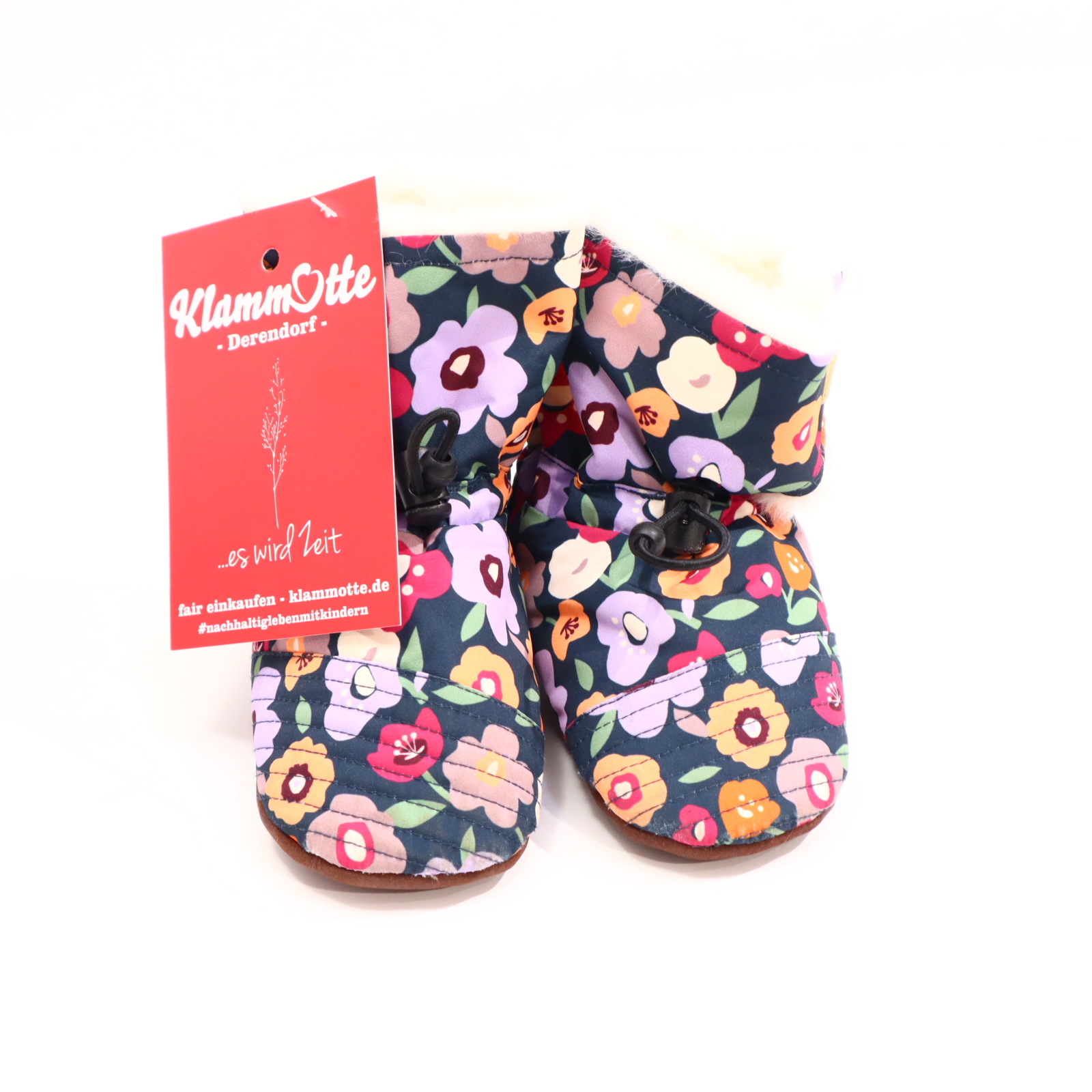 Babyschuhe/Stoffschuhe JAN AND JUL 12-18 Monate bunt Winter-Füßlinge