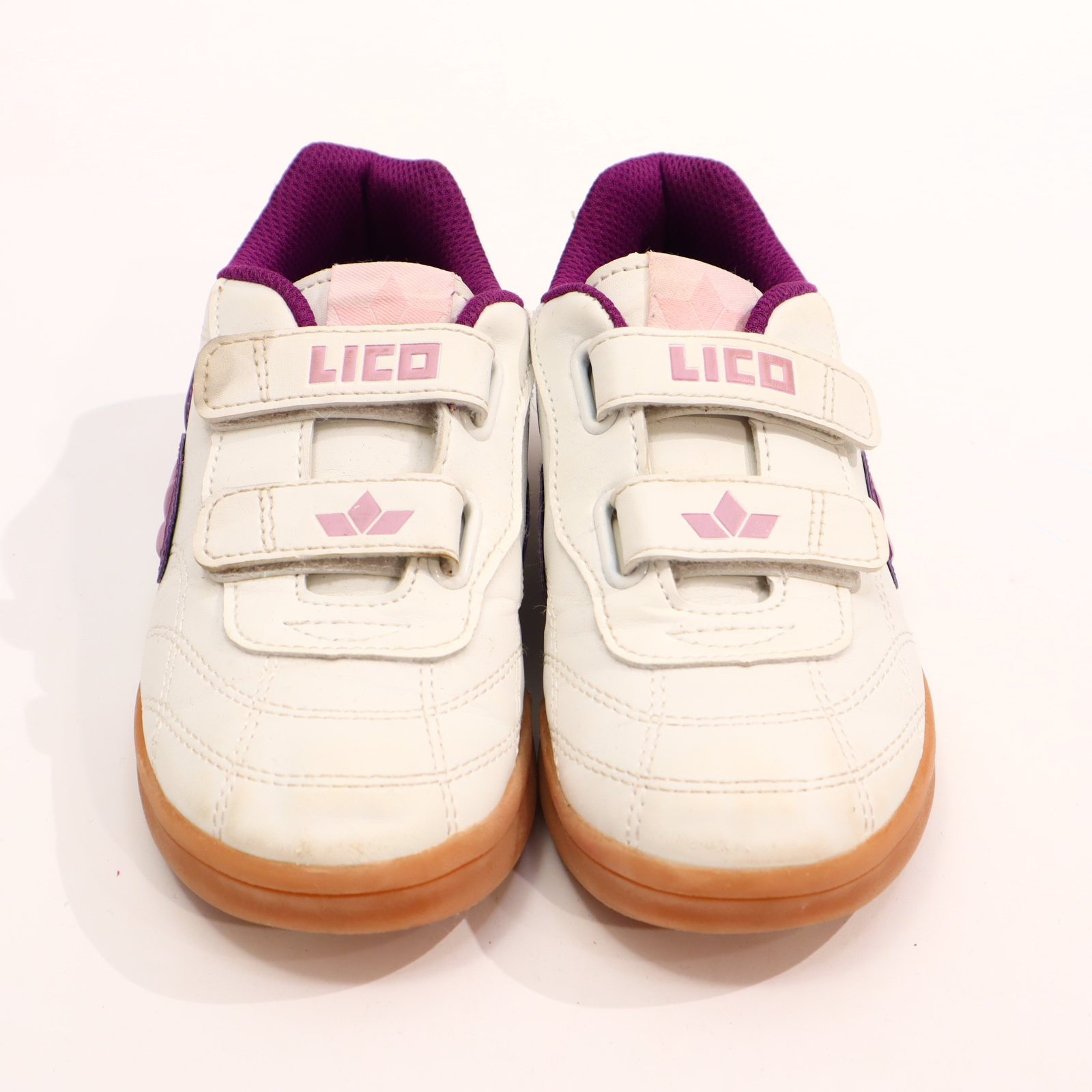 Sportschuh LICO 31 Hallenschuh lila/weiß Klett