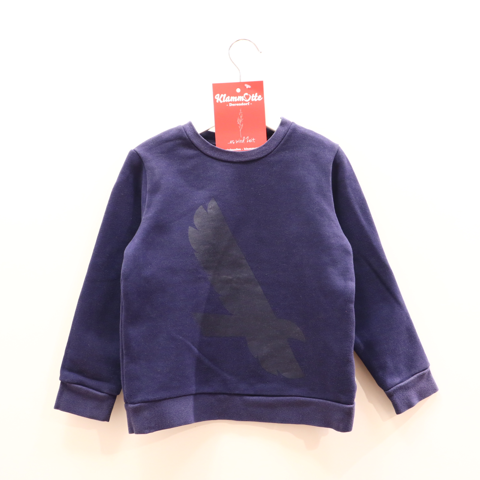 Oberteil AIGLE Gr. 116 Sweatshirt blau Baumwolle/Polyester Logo/Print