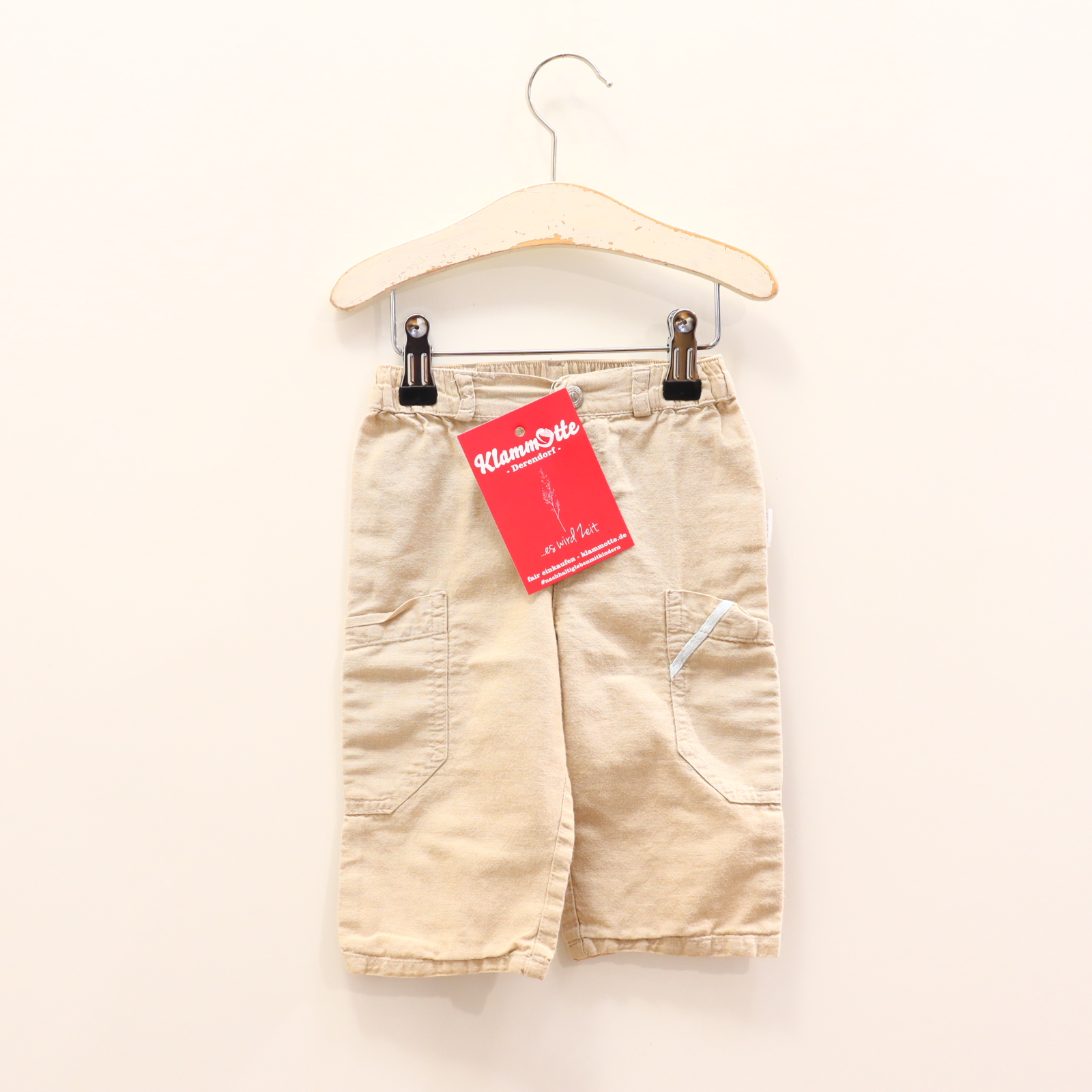 Hosen & Strampler KANZ 74 sand Baumwolle Druckknopf/Gummibandzug Frühjahr/Sommer