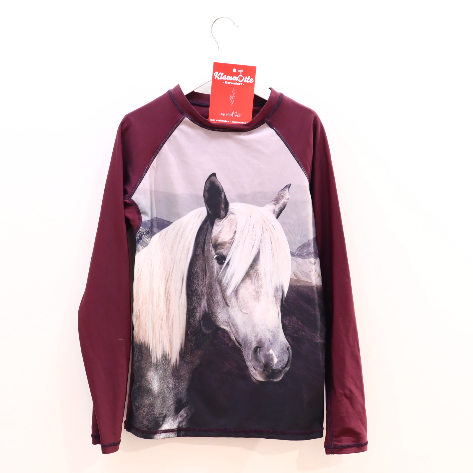 Bademode Molo UV-Shirt 158/164 weinrot Print