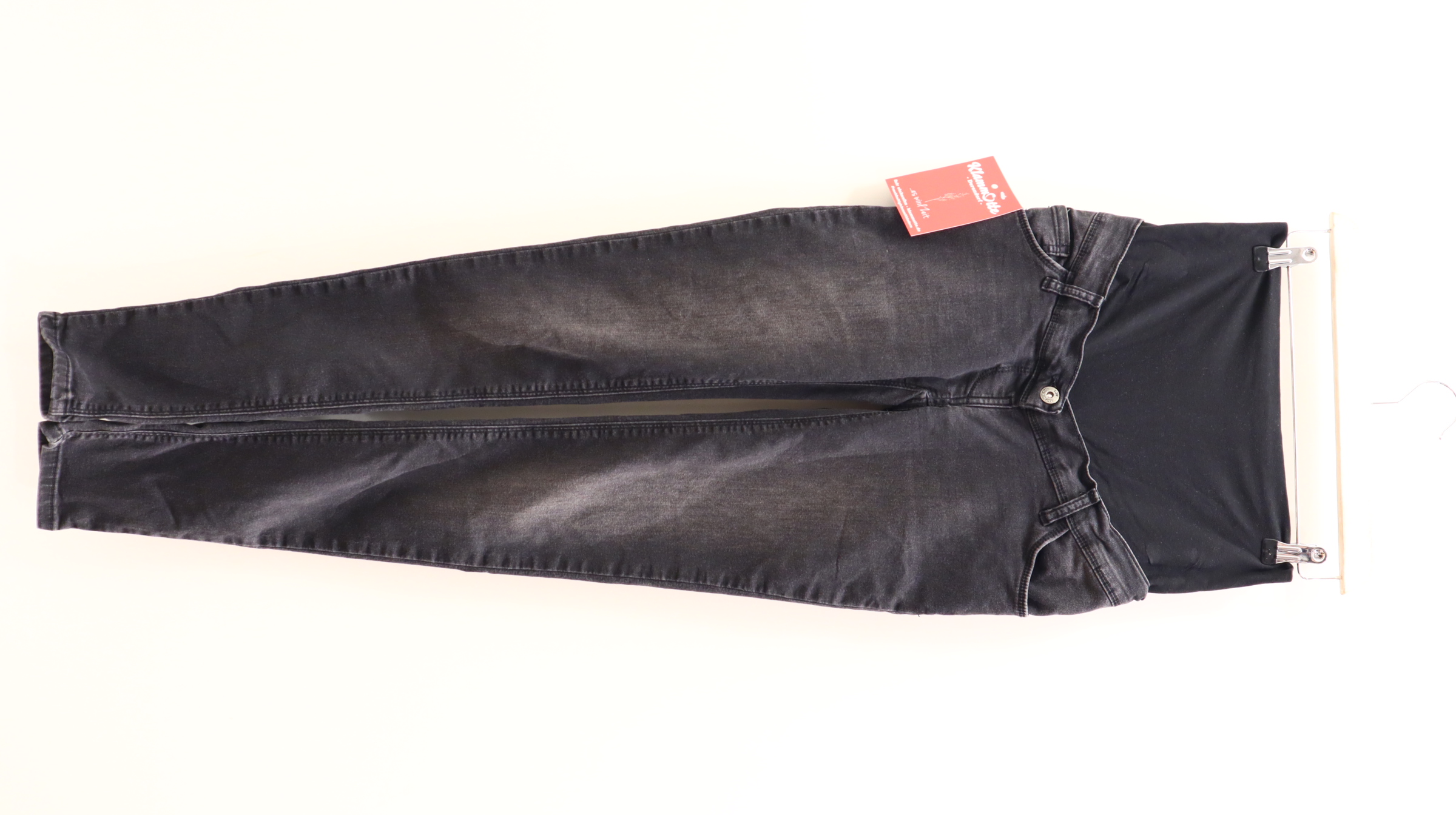 Hose LOVE2WAIT S/36 W27/L32 Jeans anthrazit denim Skinny verstellbar