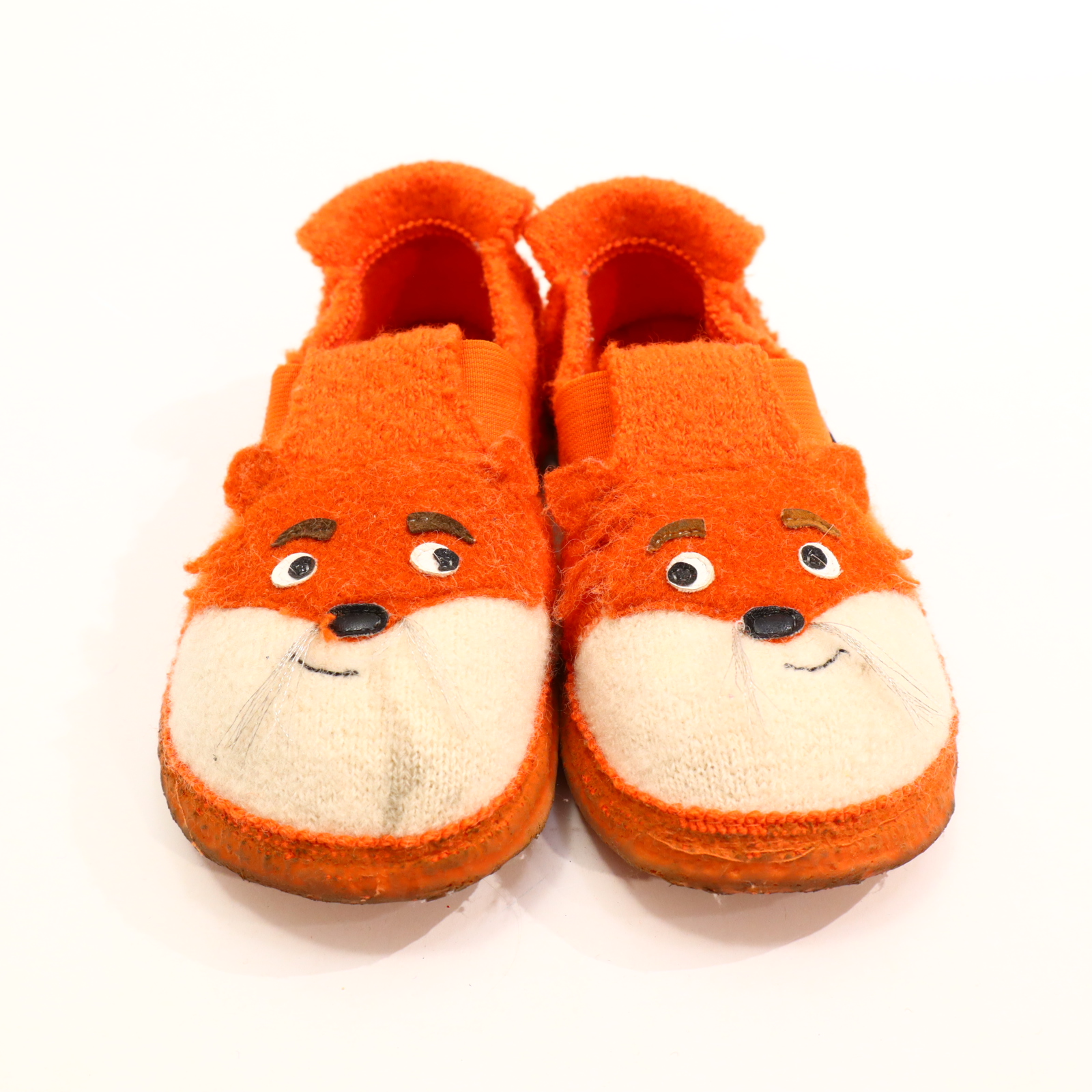 Hausschuhe/Wasserschuhe NANGA 34 orange Slipper Filz/Wolle