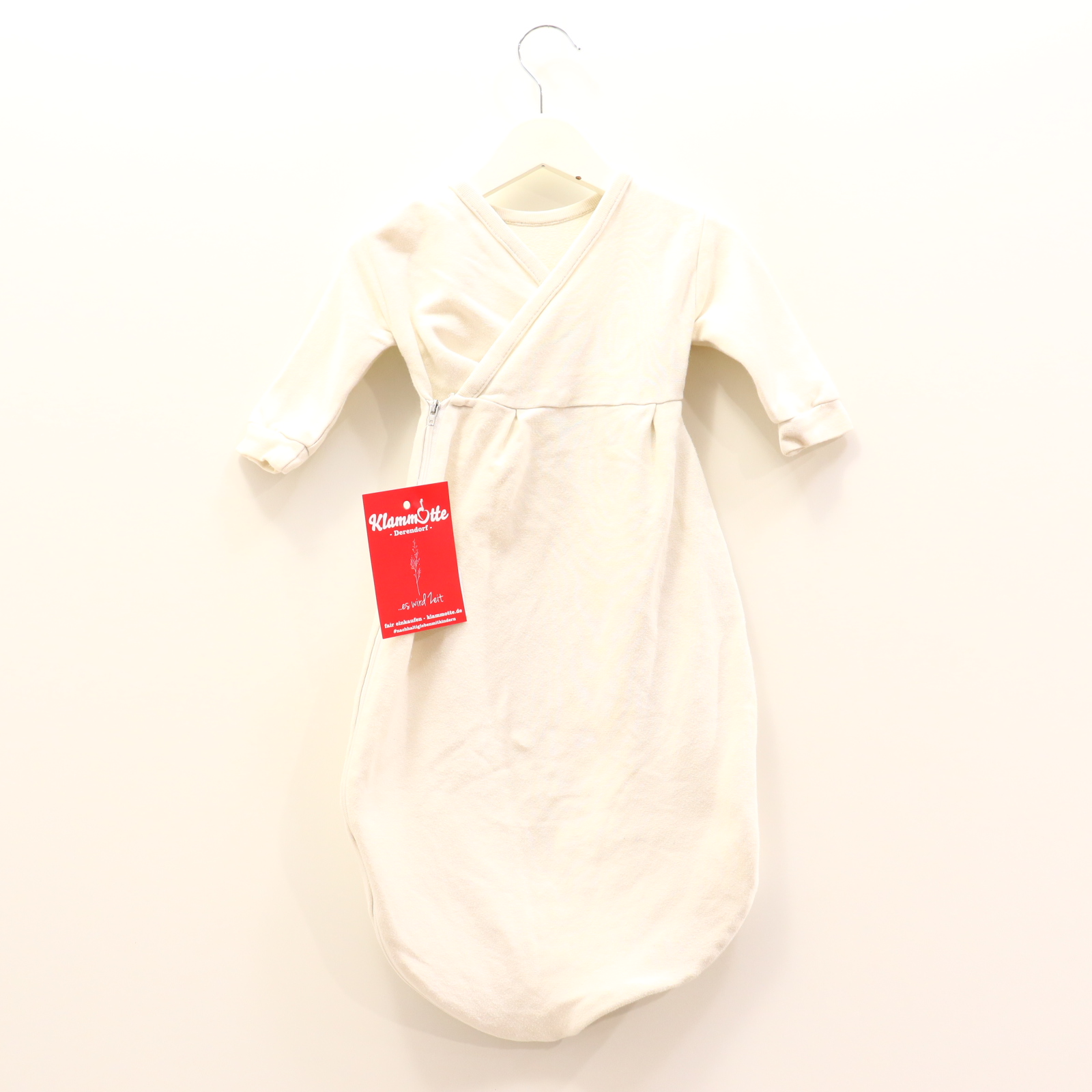 Schlafsack Alvi 62cm Innensack weiß Baumwolle 0.5 TOG