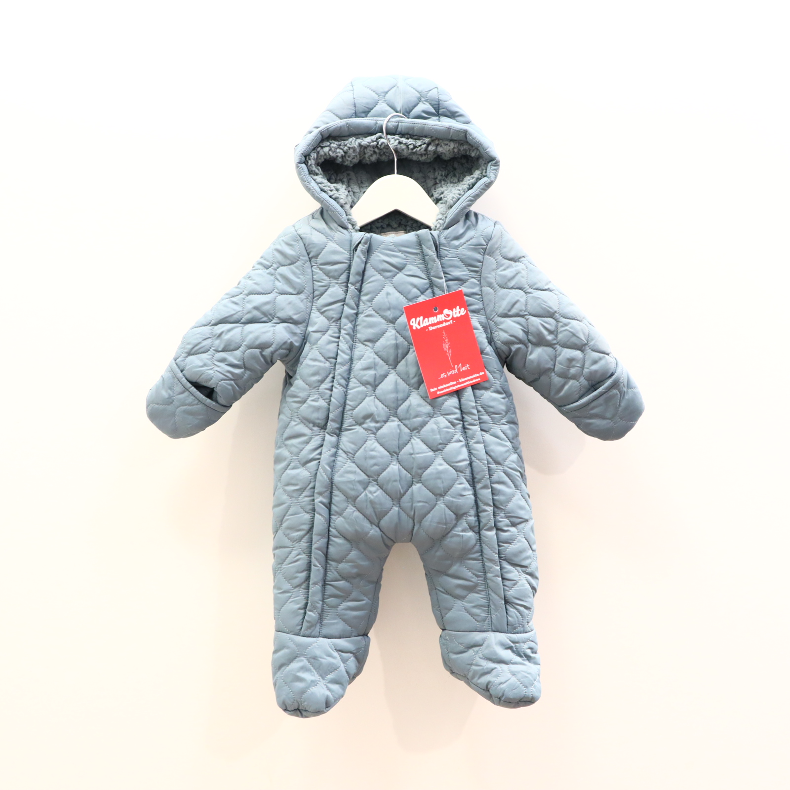 Jacken & Overalls vertbaudet Schneeanzug 62 salbei Teddyfutter/Wendebündchen Herbst/Winter