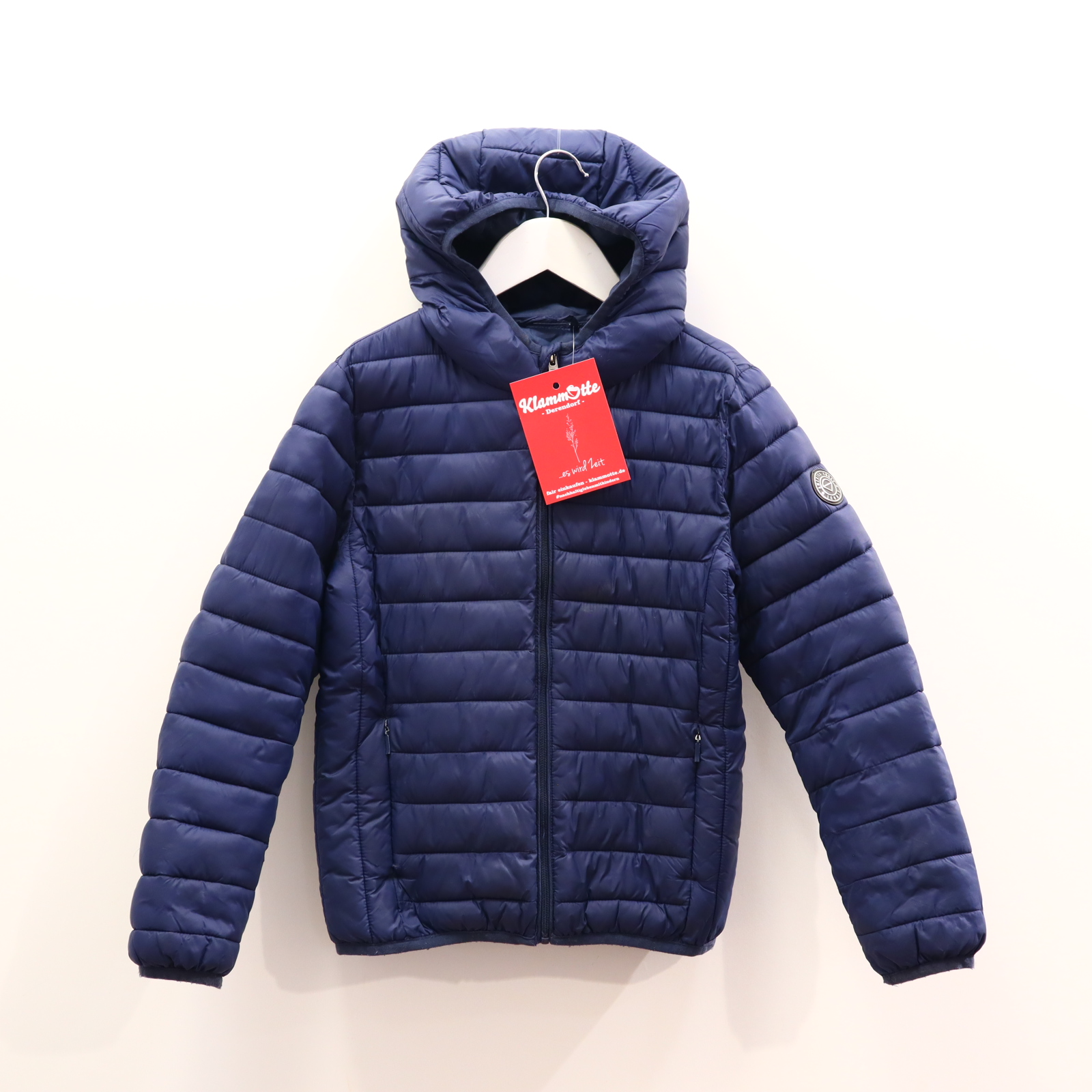 Jacke AMERICA TODAY 134/140 blau Steppjacke Übergang/Herbst
