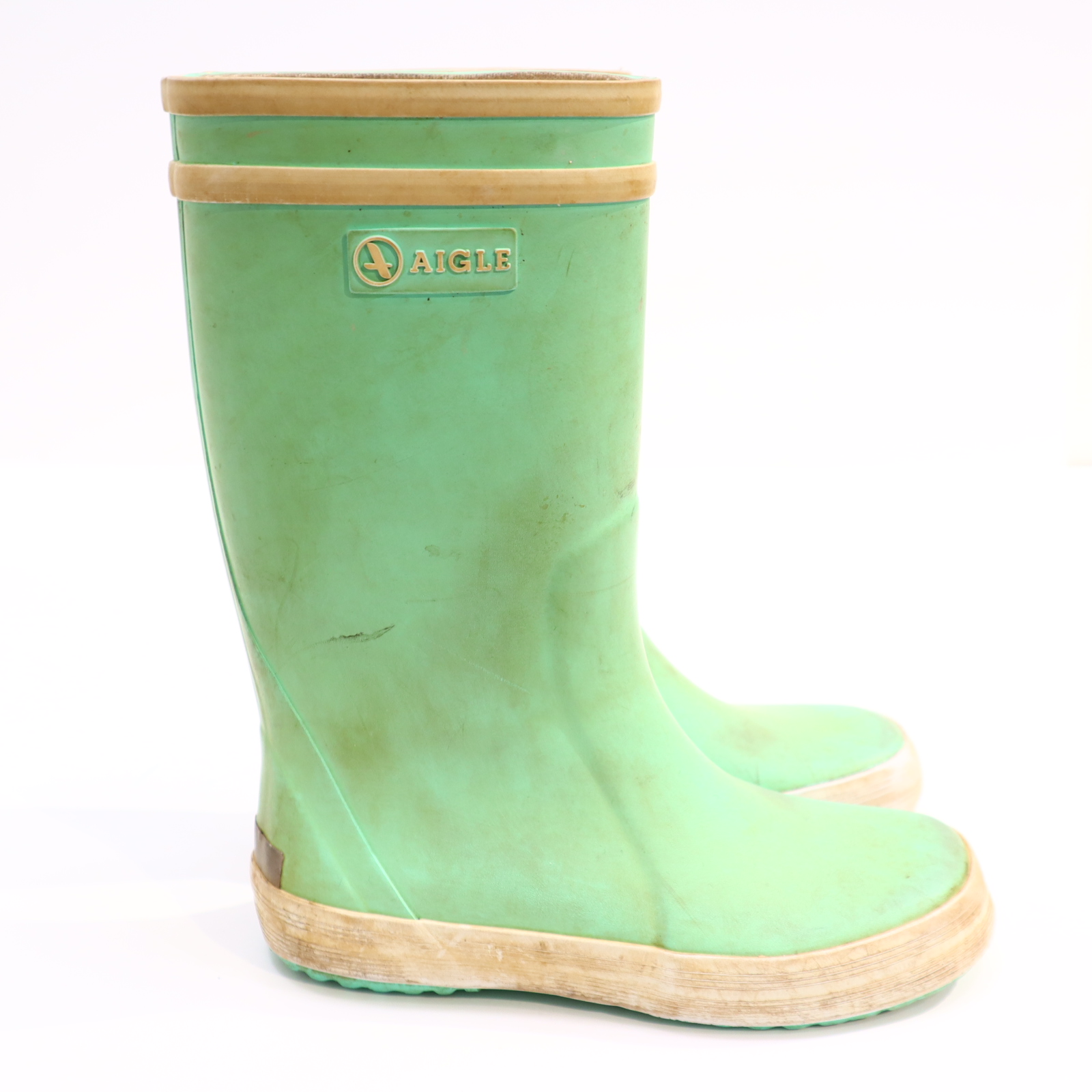 Gummistiefel AIGLE 28 mint Naturkautschuk