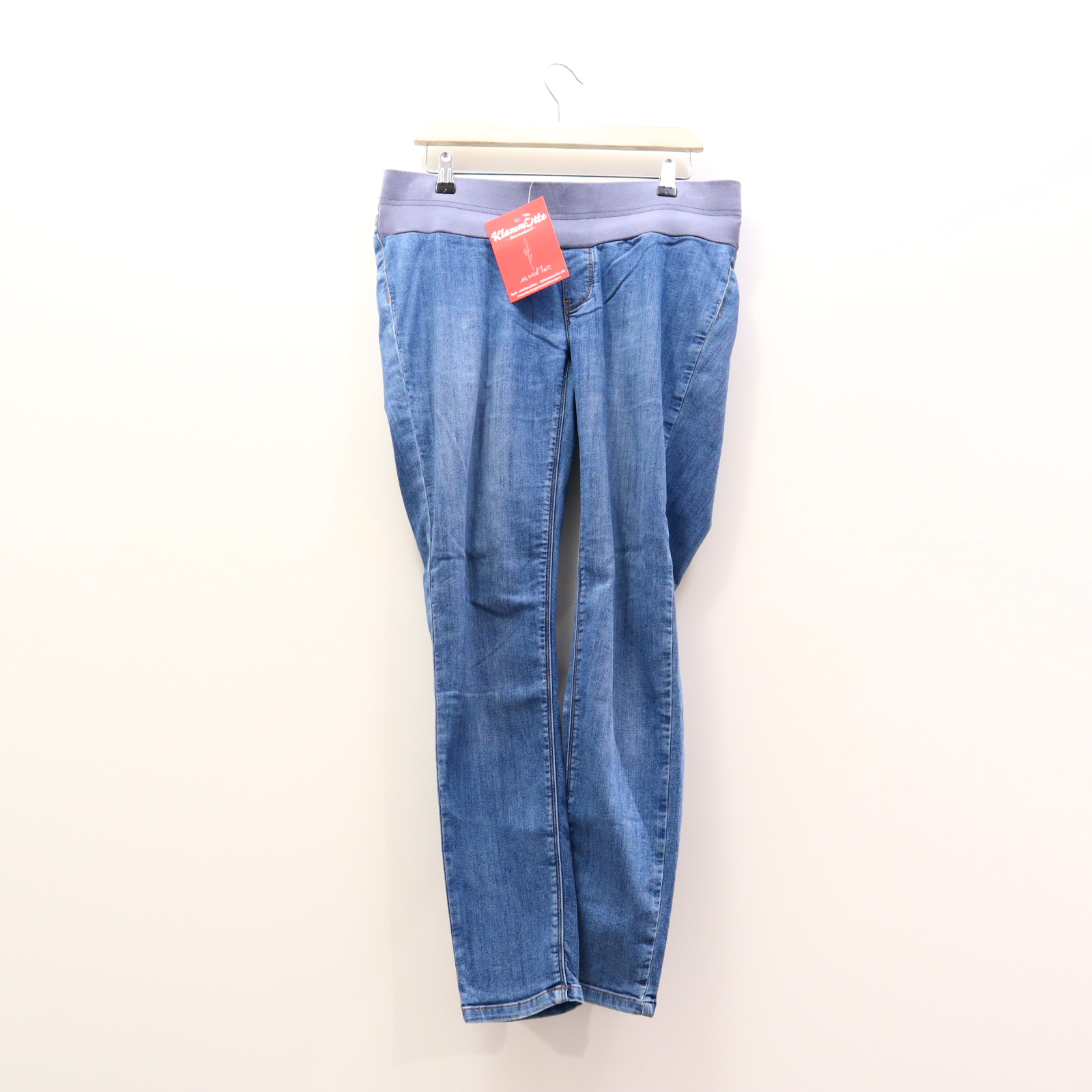 Hose ESPRIT S/36 Jeans blau denim Slim Low rib/verstellbar