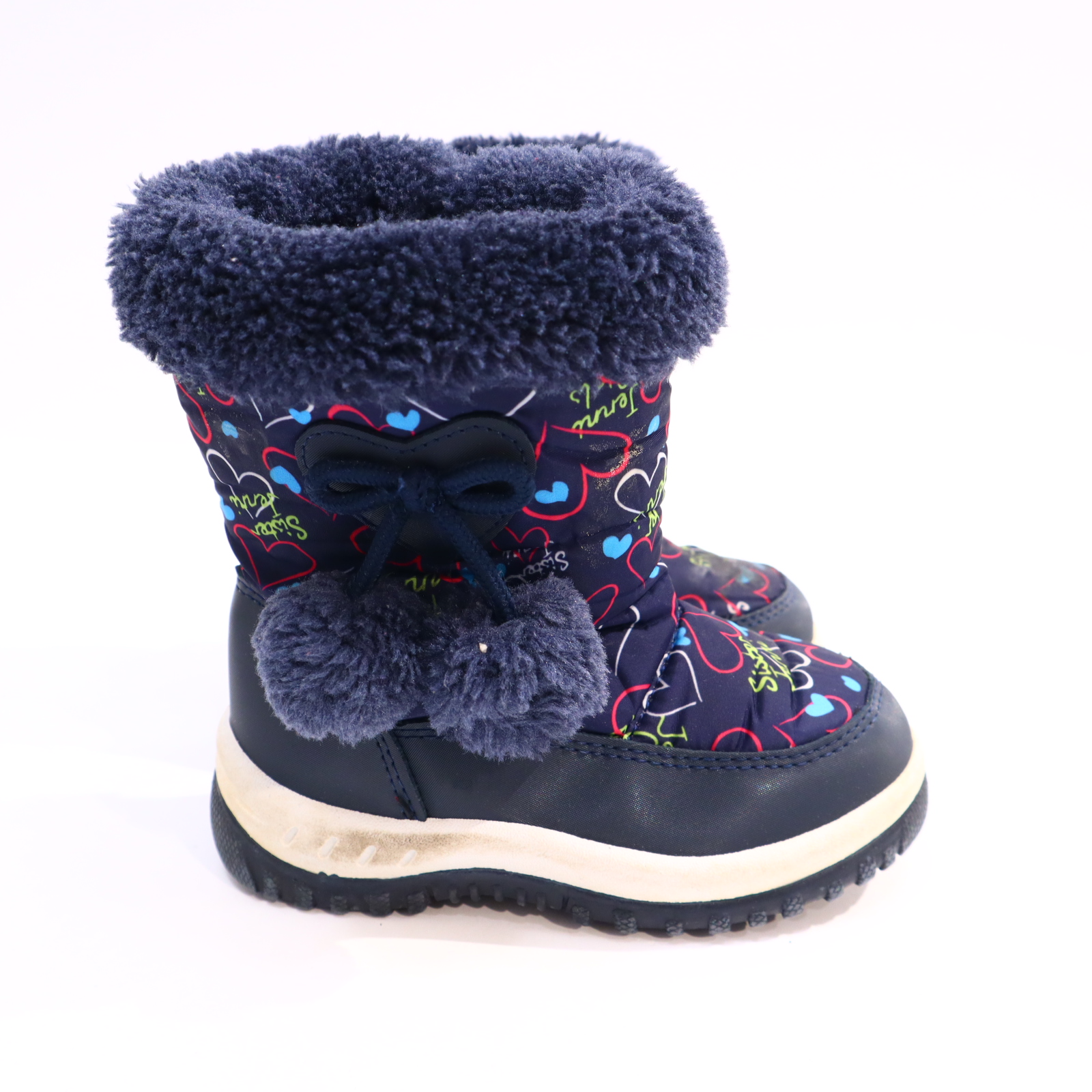 Stiefel CORTINA 25 blau/bunt Snowboot Herbst/Winter leichter gleichmäßiger Sohlenabrieb