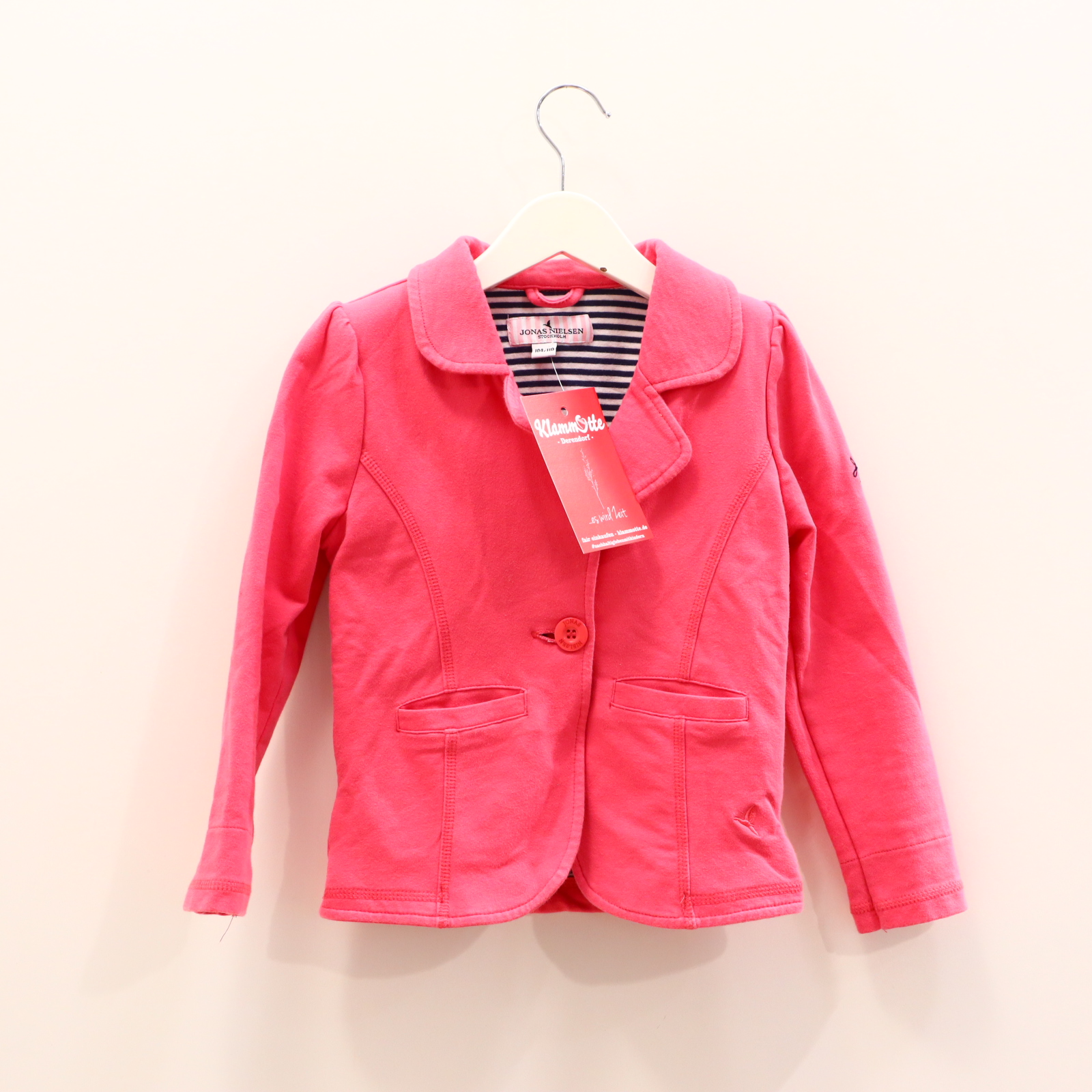 Oberteil JONAS NIELSEN 104/110 pink Blazer Baumwolle/Elasthan/Jersey